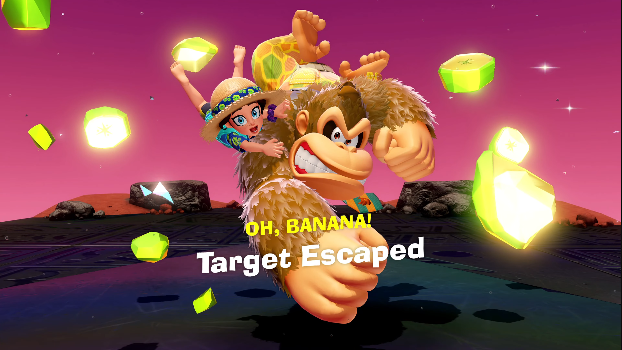 Banandium Locations in Donkey Kong Bananza (Image via Nintendo | Paranoia's Dungeon/YouTube)