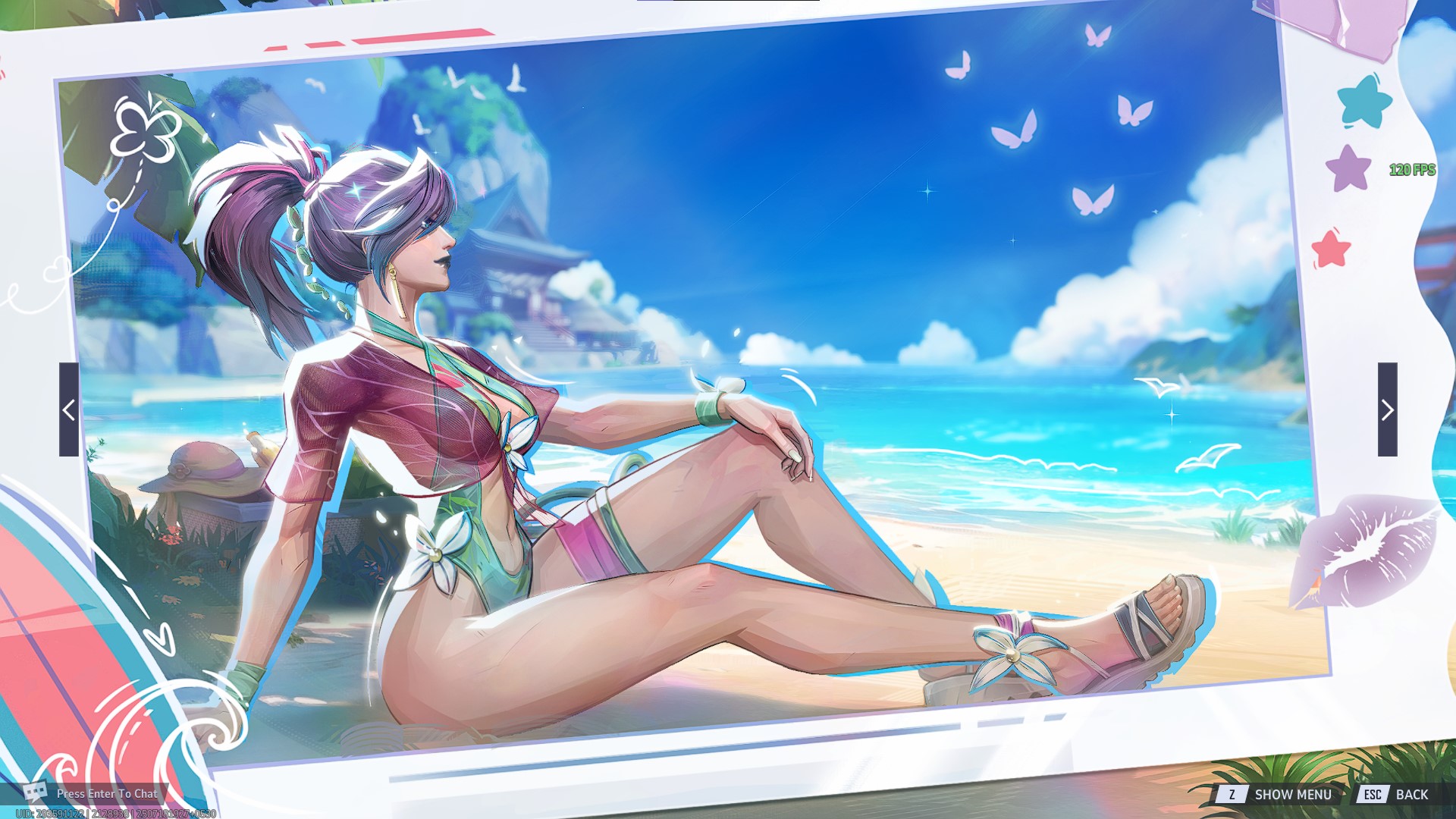 Enjoy the summer with Psylocke (Source: NetEase Games)