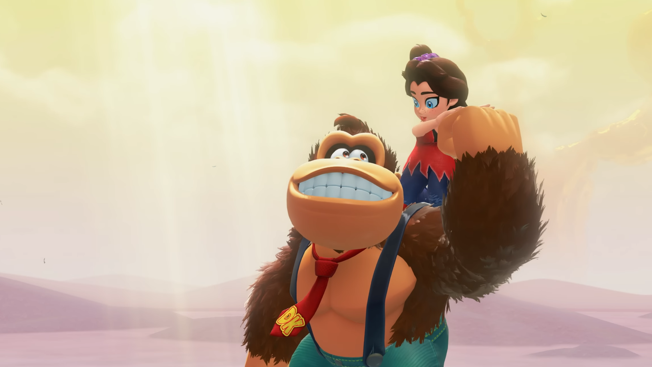 Donkey Kong Bananza Fossils (Image via Nintendo)