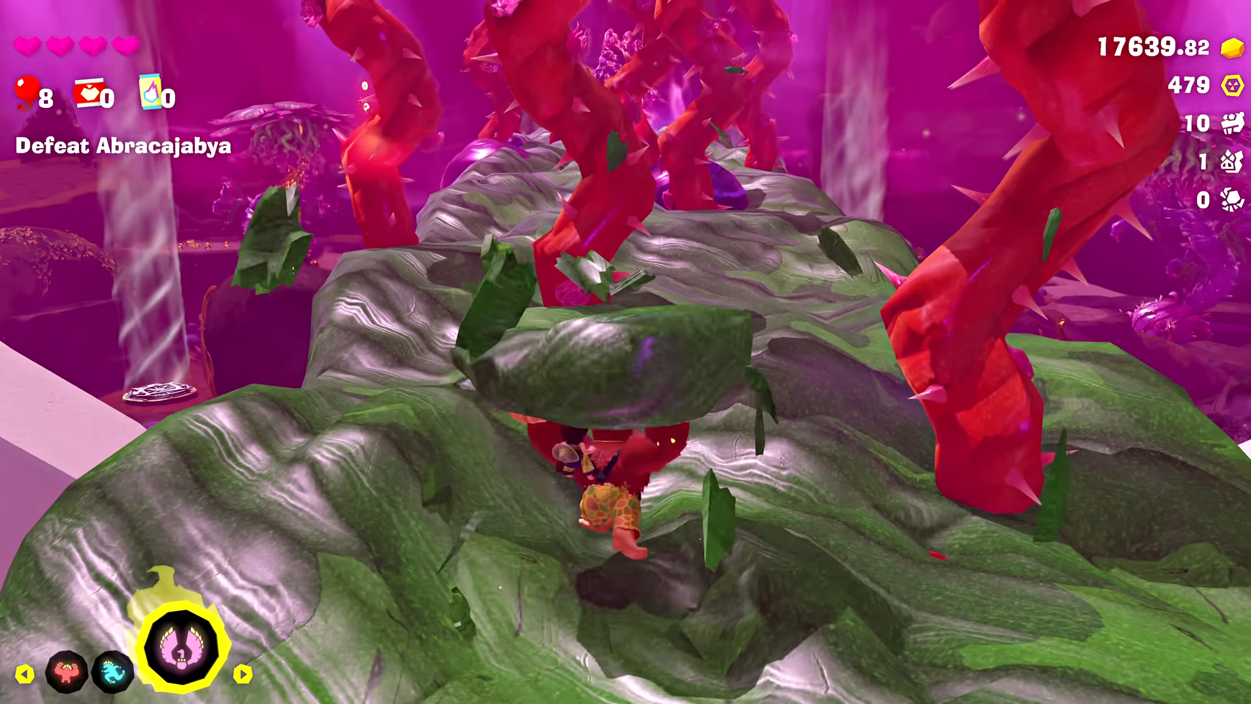 Round 1 in Abracajabya Boss Battle (Image via Nintendo | Mixeli/YouTube)