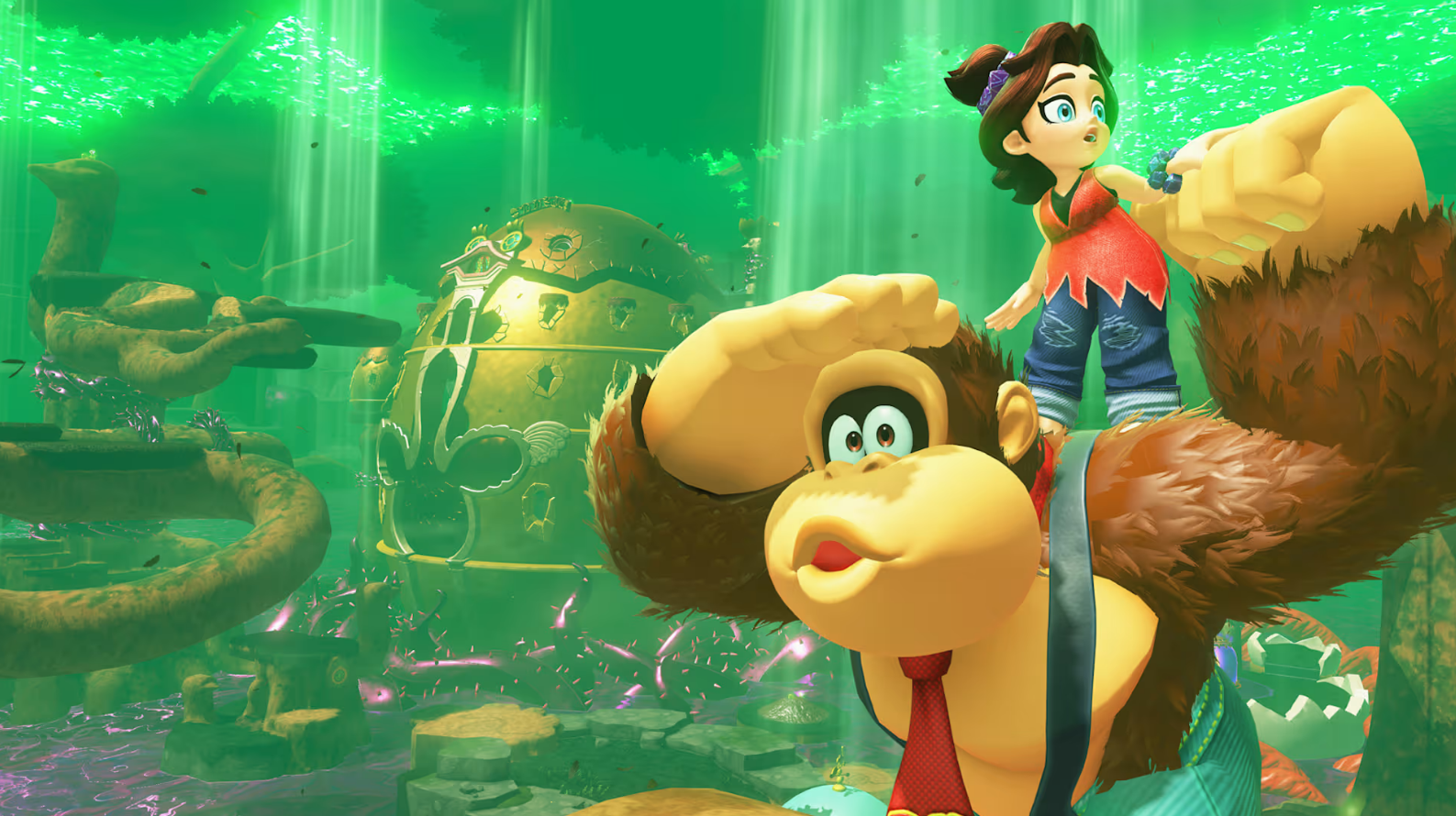 Photo mode in Donkey Kong Bananza (Image via Nintendo)