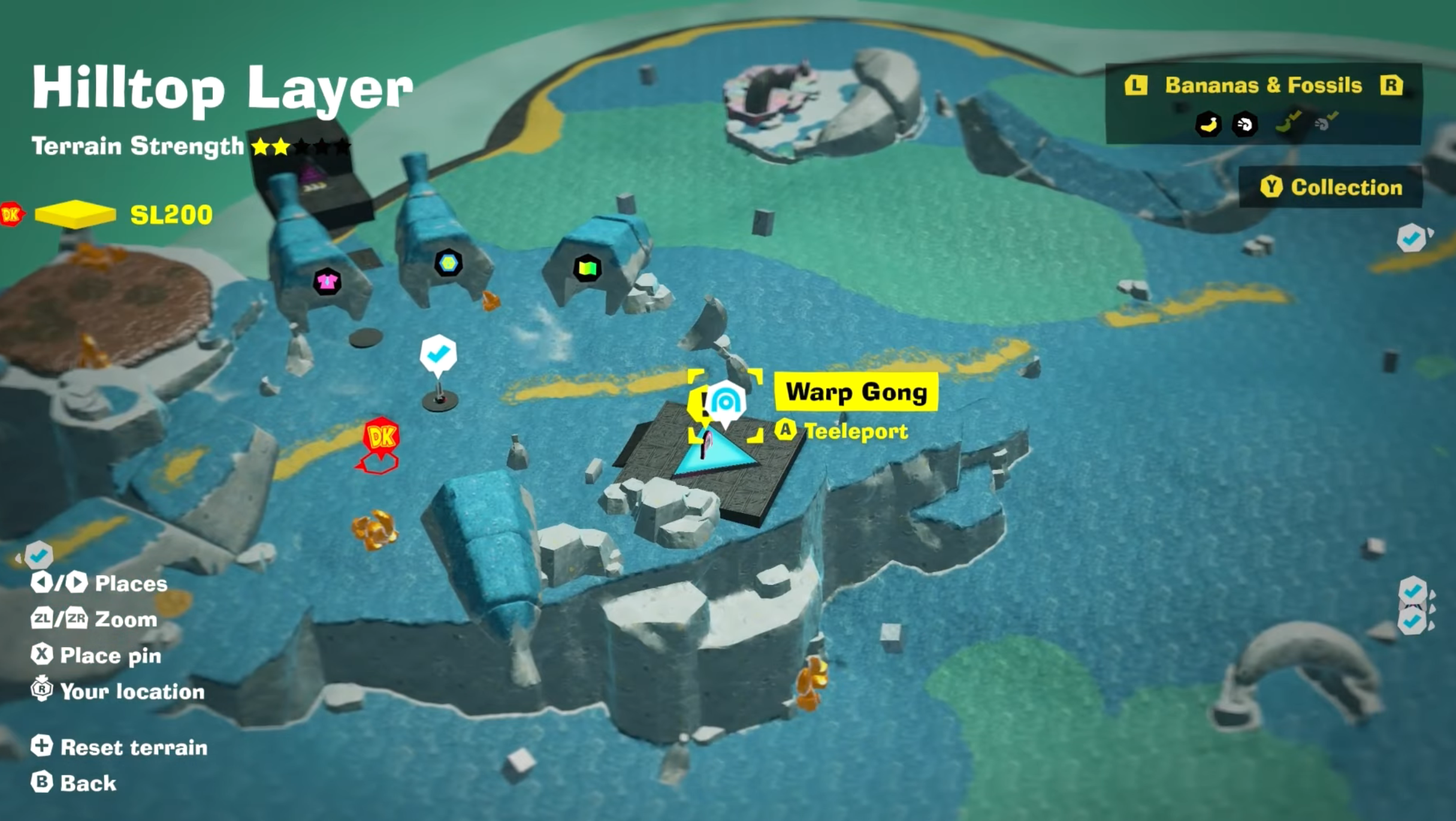 Use the in-game map to teeleport (Image via Nintendo | ConCon/YouTube)