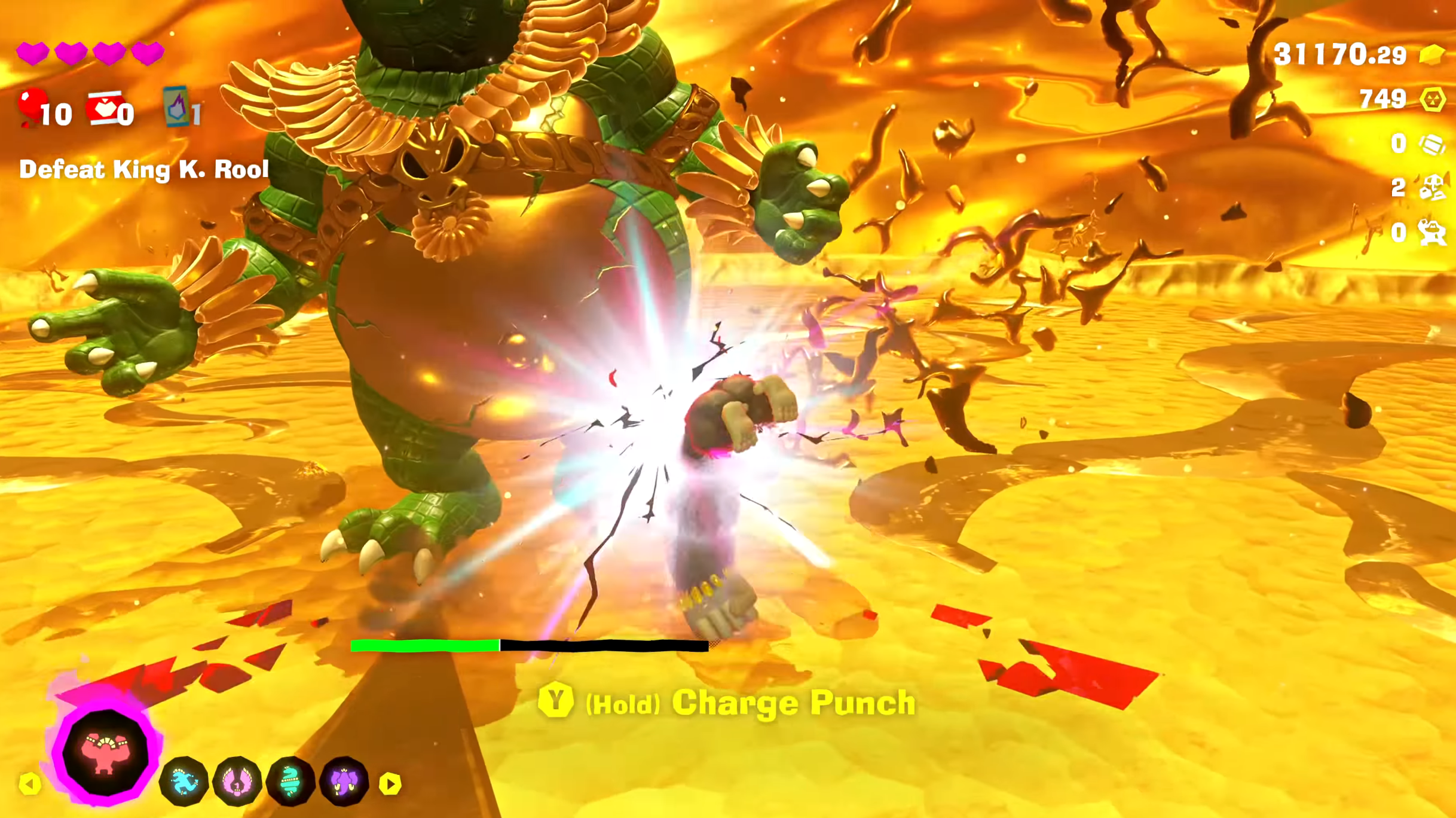 Close-ranged battle in phase 1 (Image via Nintendo | Mixeli/YouTube)