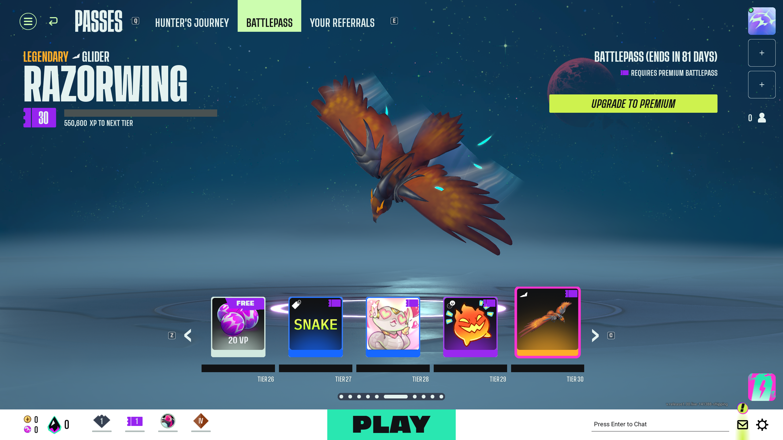 Battlepass Season 1 in Supervive (Image via Theorycraft Games | Deltia's Gaming)