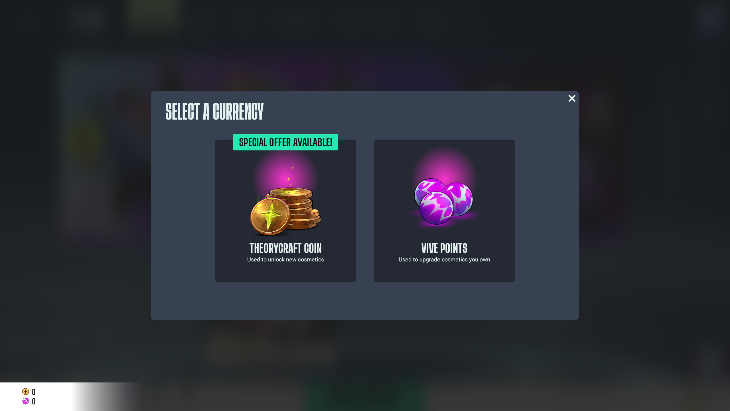 In-game currencies in Supervive (Image via Theorycraft Games | Deltia's Gaming)