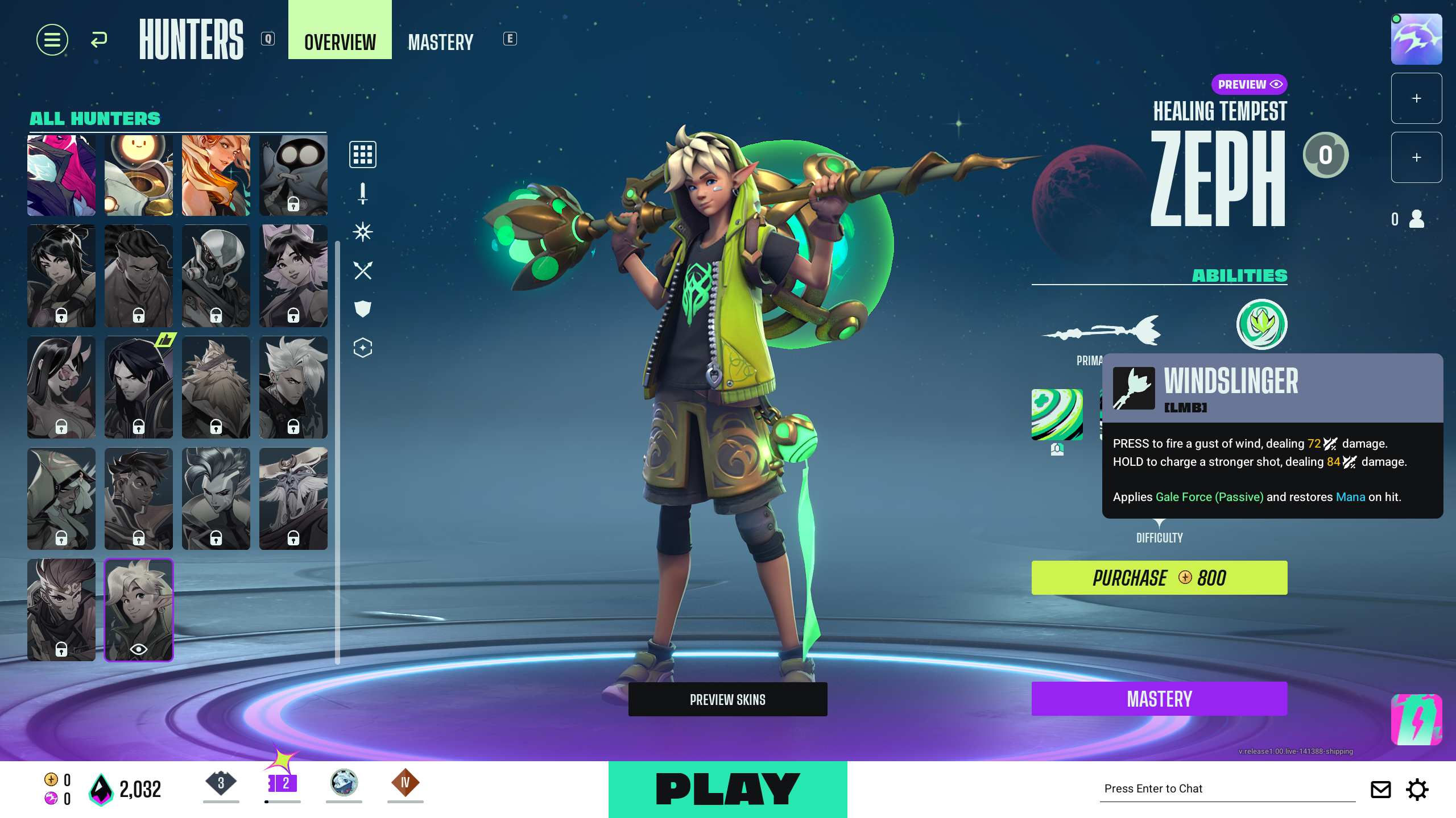 Windslinger Ability (Image via Theorycraft Games | Deltia's Gaming)