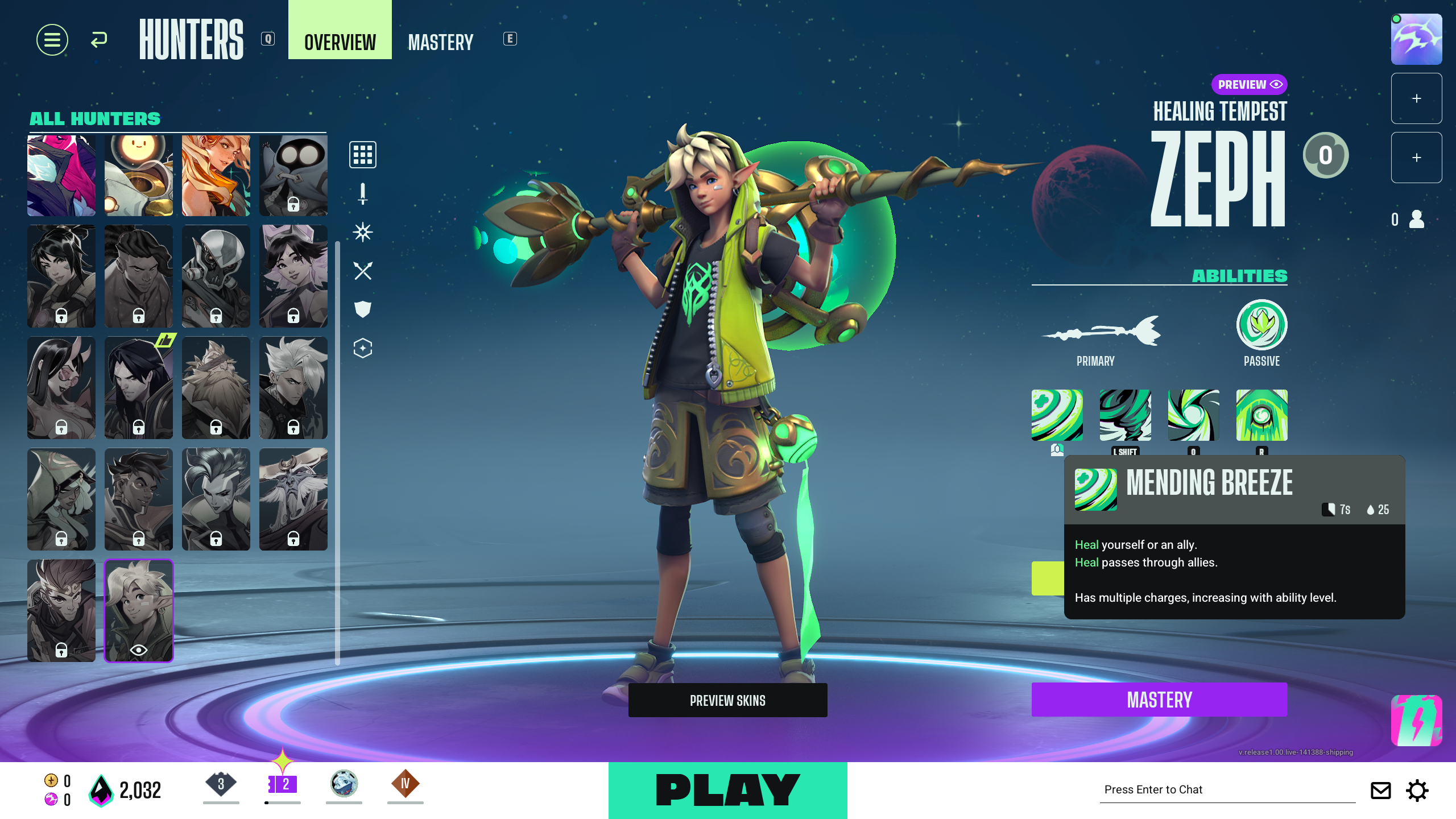 Mending Breeze Ability (Image via Theorycraft Games | Deltia's Gaming)