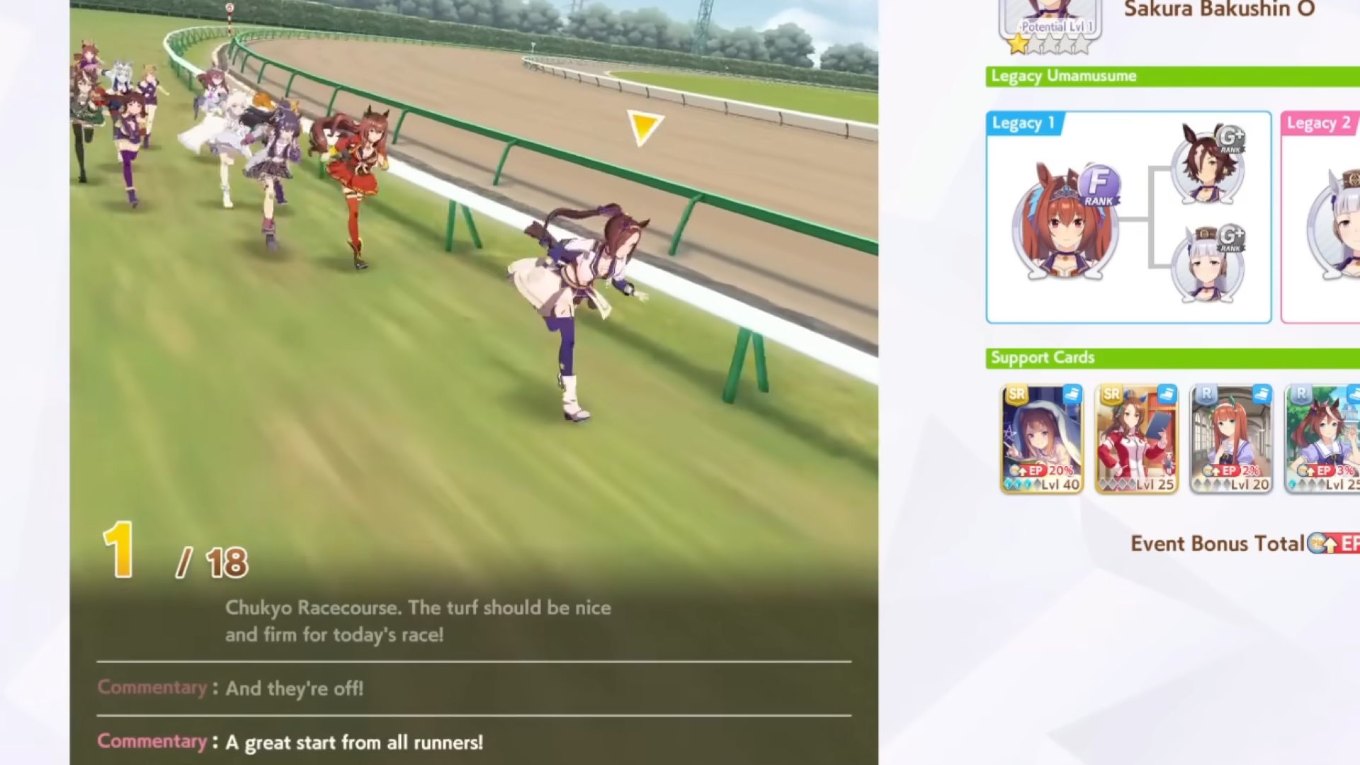 Umamusume Pretty Derby racers have different Aptitudes (Source: Cygames)