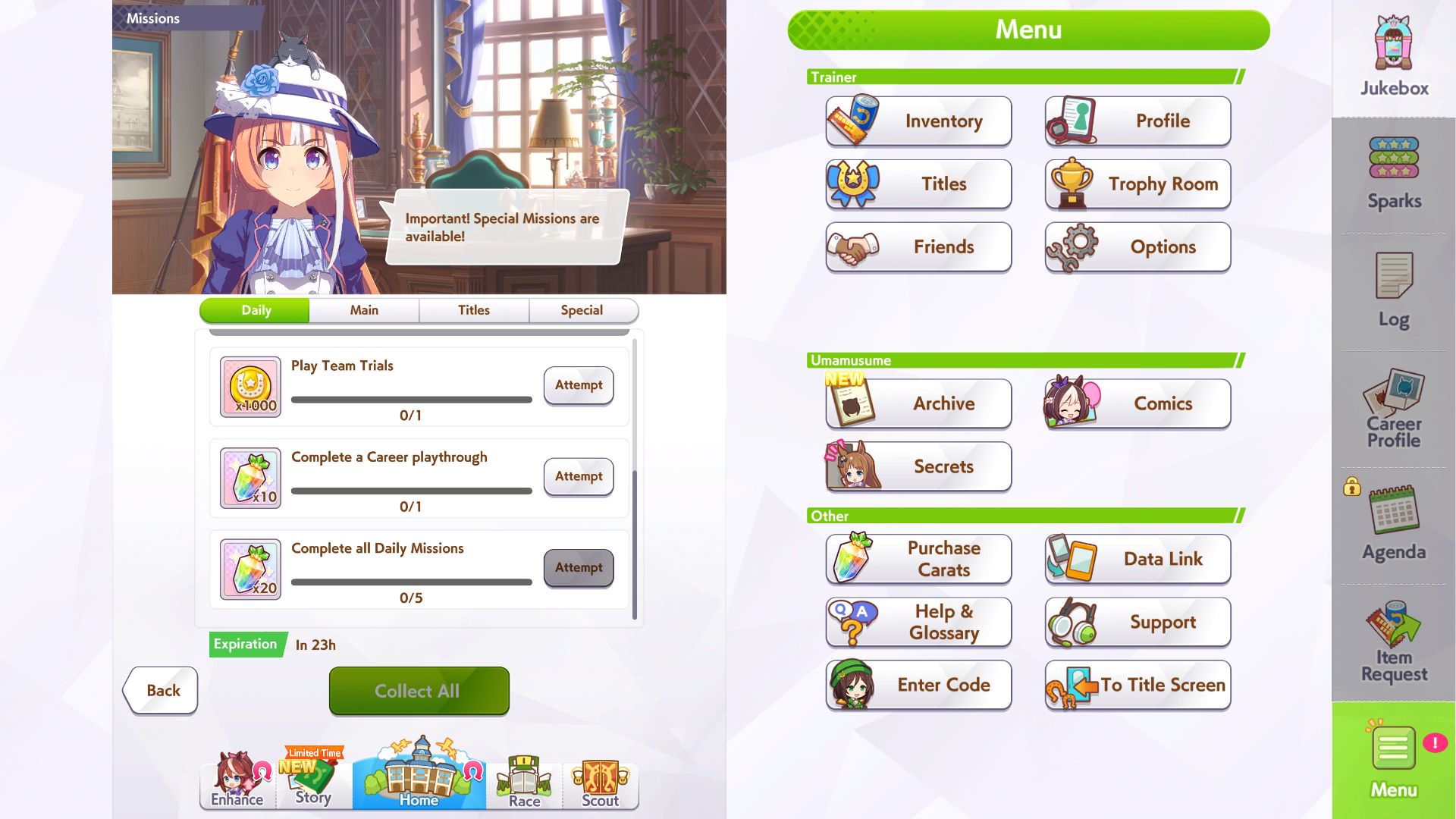 Daily Missions