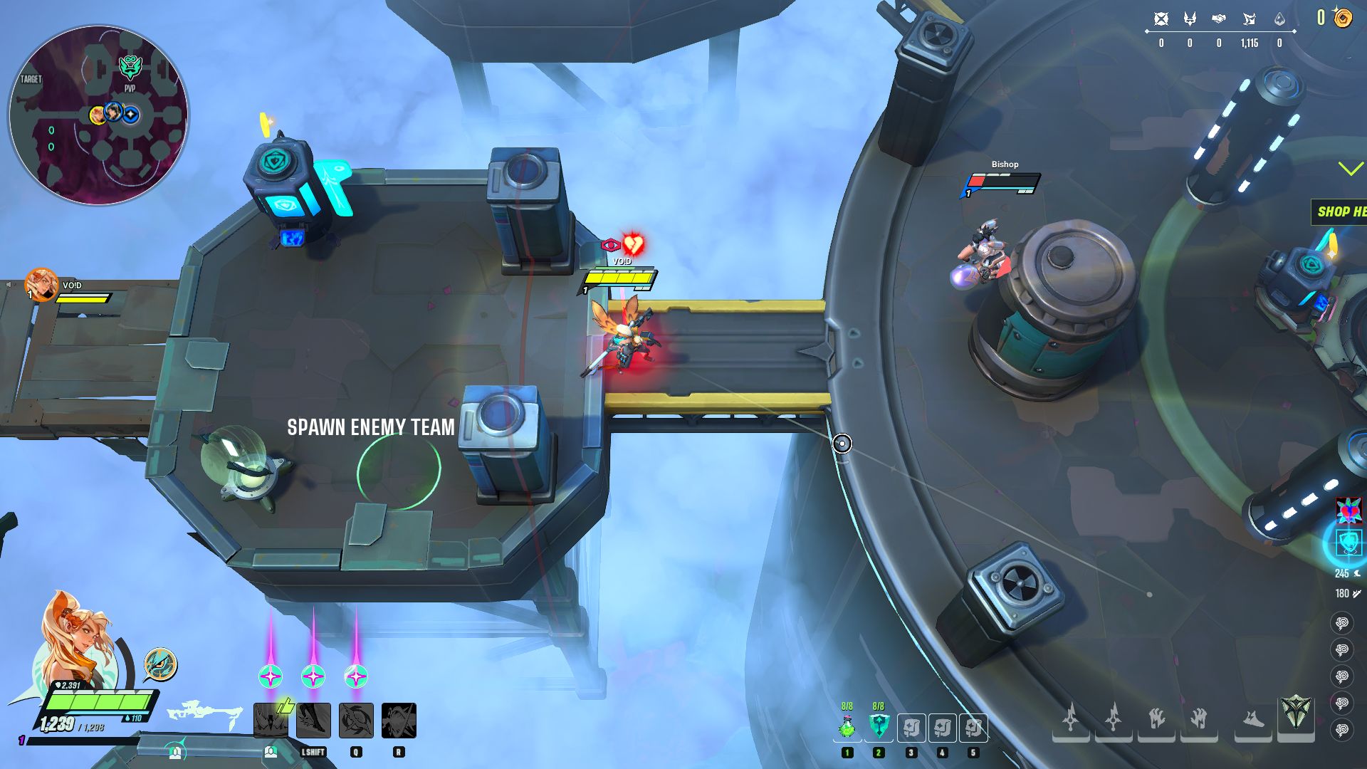 Repair armor anywhere during fights
