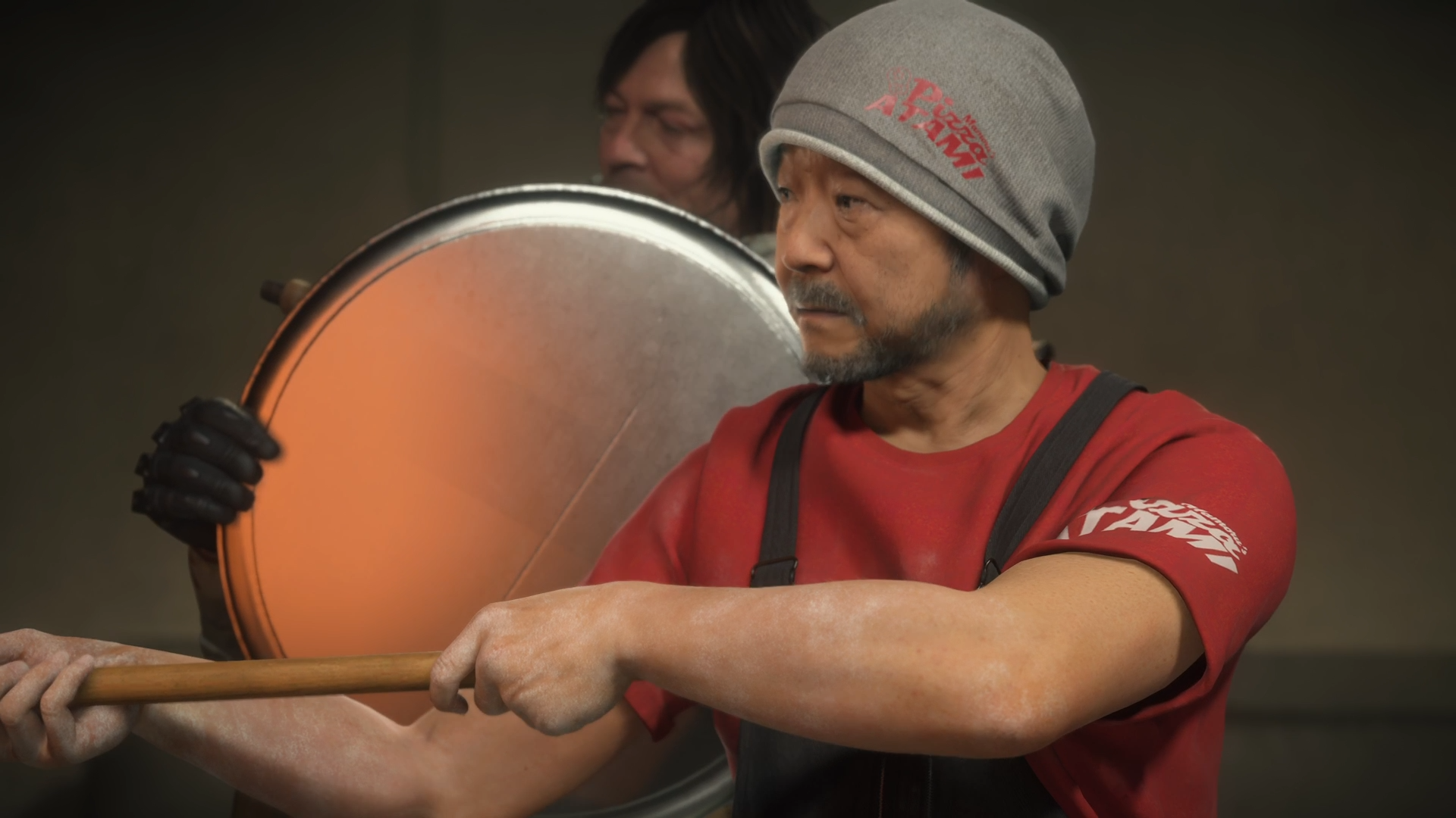 Cooking with the real Pizza Chef (Source: Kojima Productions | Deltia's Gaming)