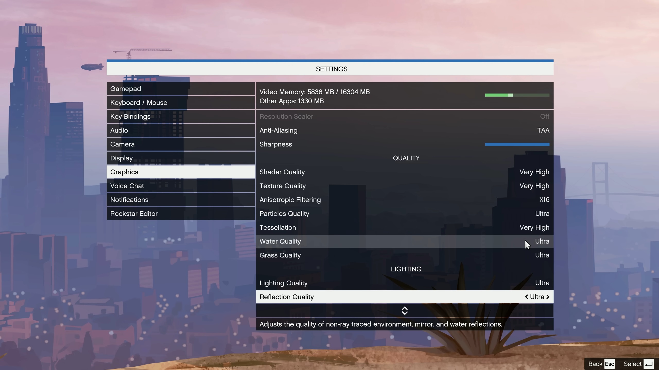 Picture of GTA 5 Enhanced Settings