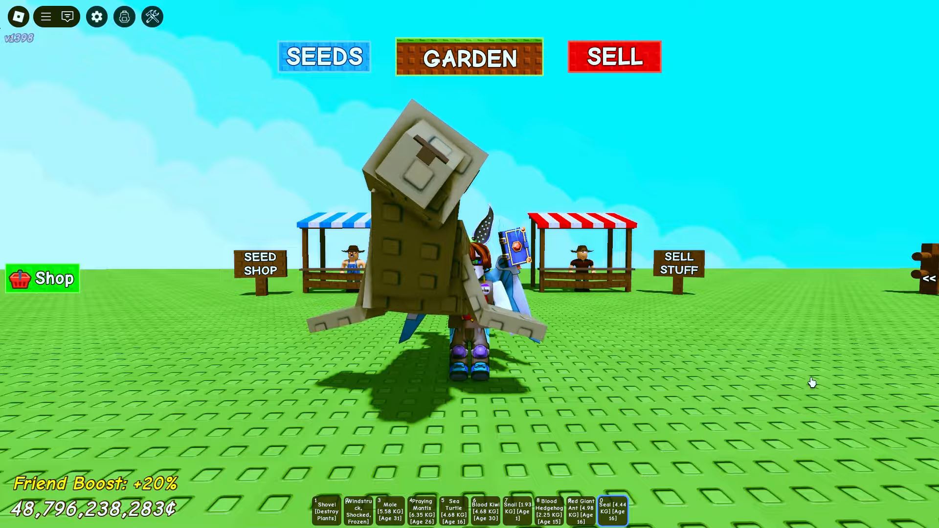 Seal in-game (Image via Roblox)