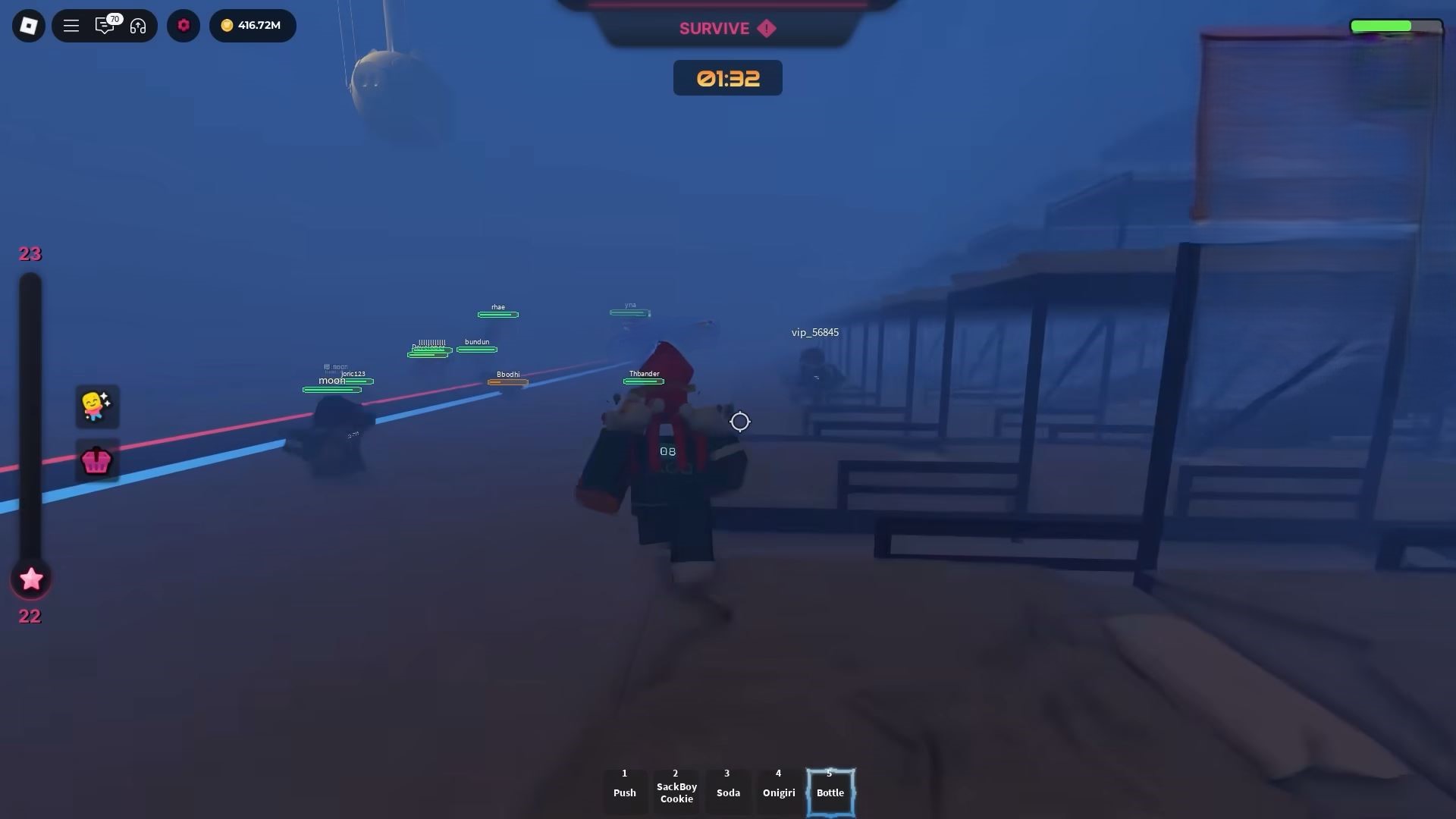 Smokes during Lights out (Image via Roblox)