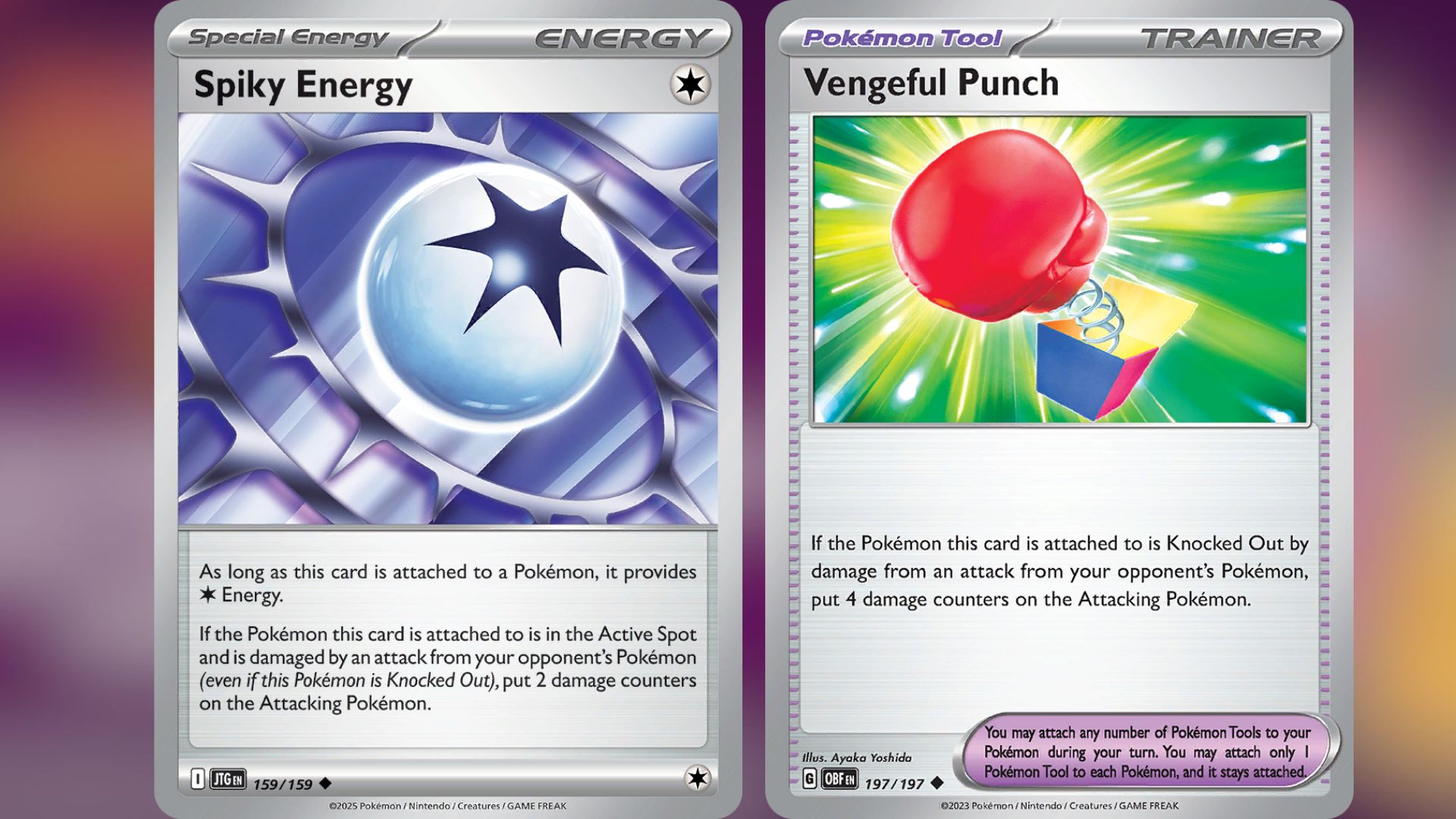 Spiky Energy and Vengeful Punch (Image via TPC)