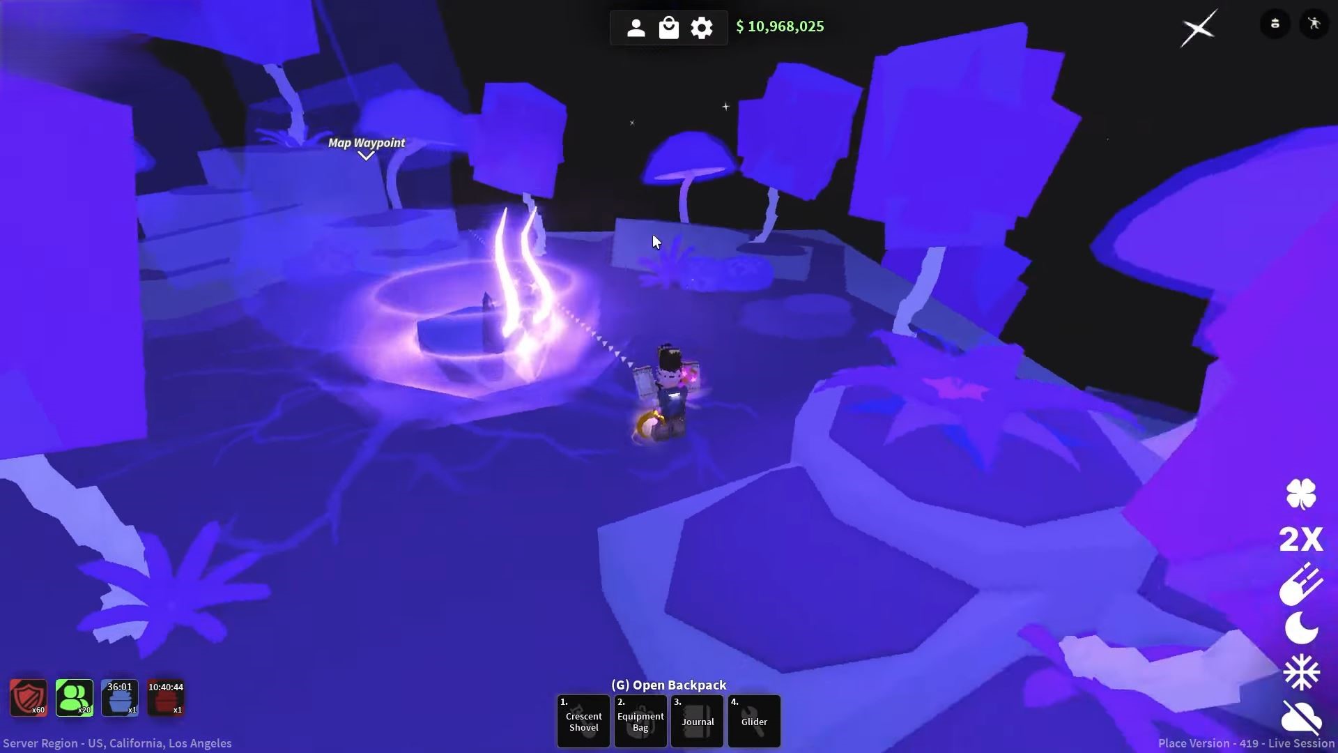 Starlit Crusher location (Image via Roblox)
