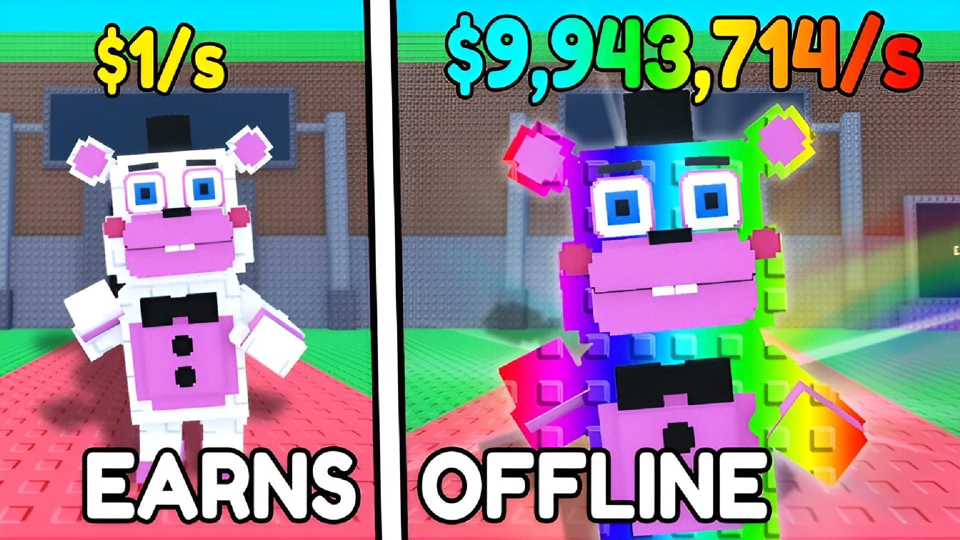Steal a Freddy New Mutations (Image via Roblox Corporation)