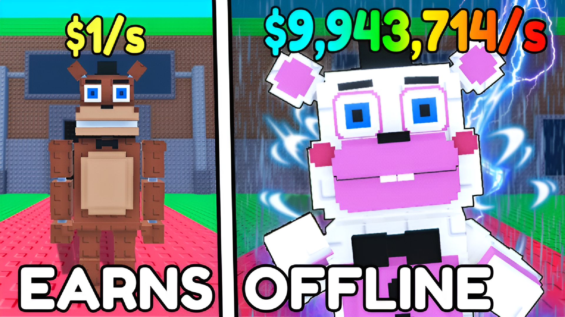 Steal a Freddy Weather Machine Update (Image via Roblox Corporation)