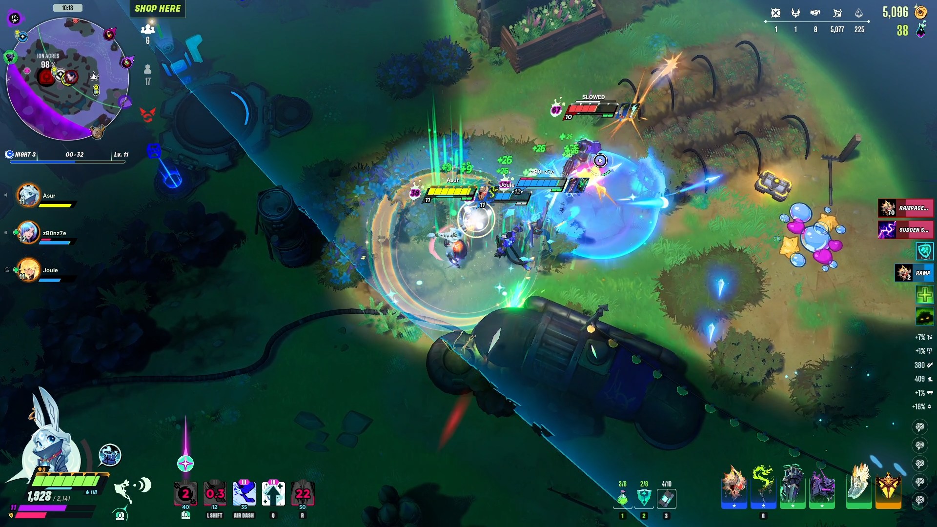 Heal in an AoE around you with Moonlight Blessing