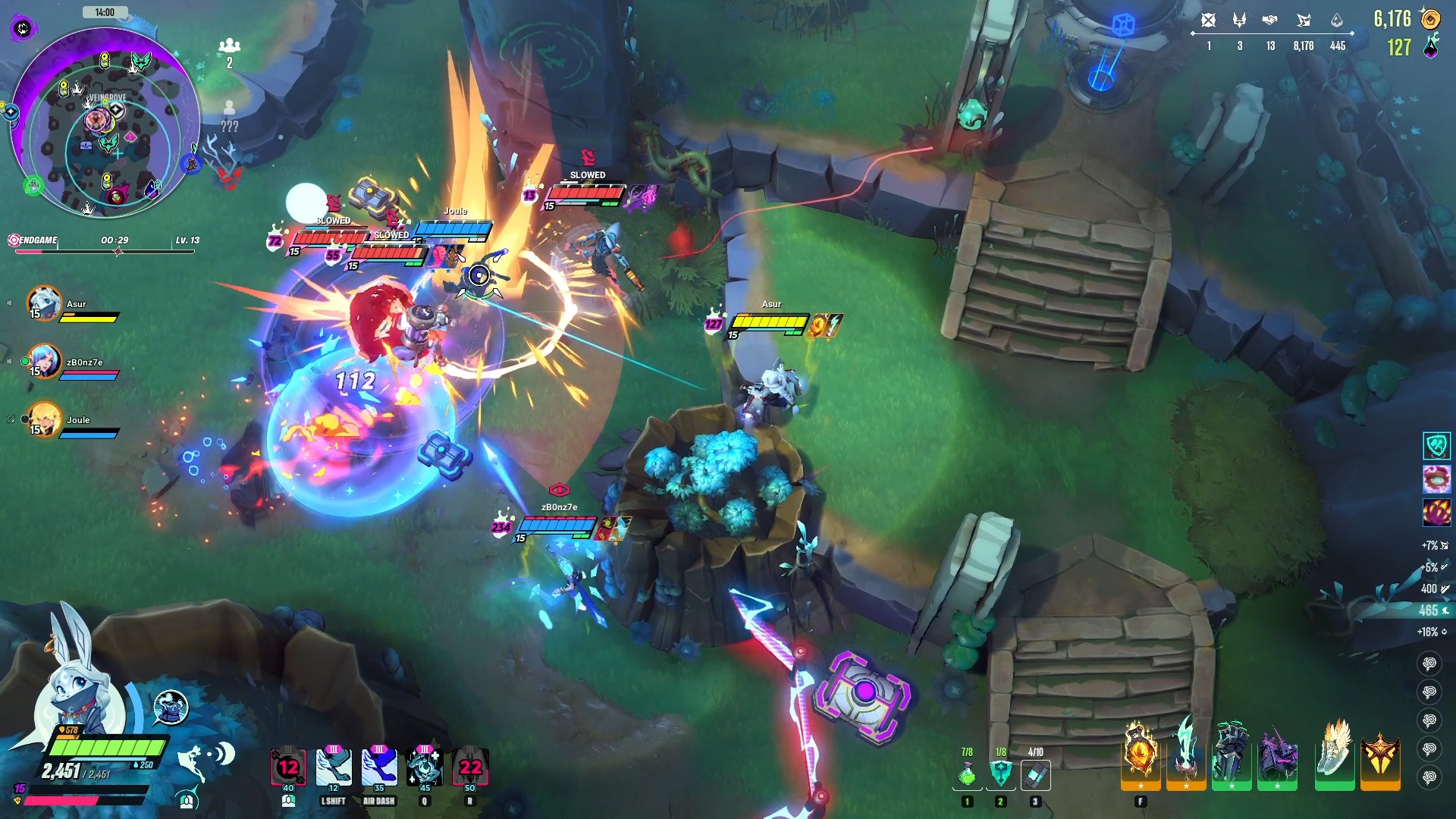 Launch Darkside Binding into a group of enemies