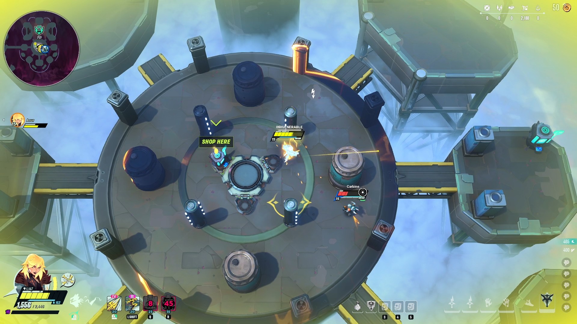 Joule briefly gains invulnerability during Thunderstorm