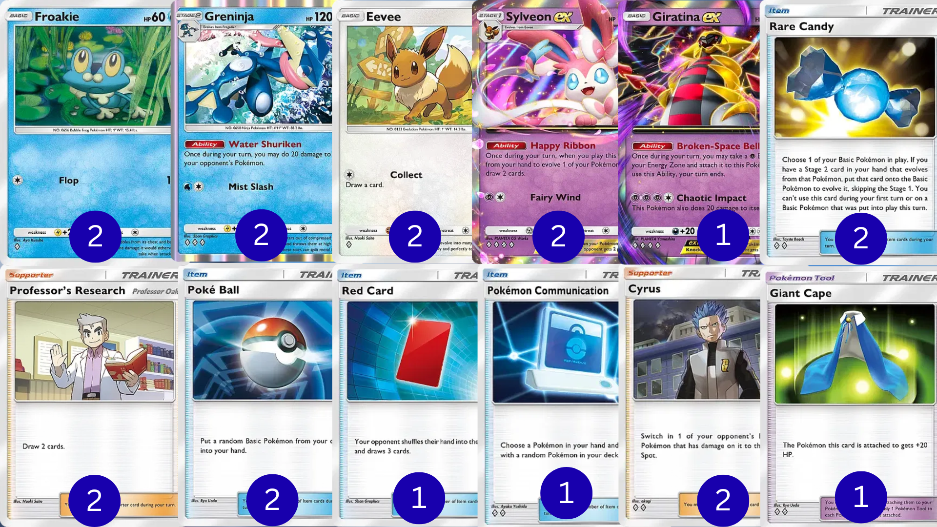 Sylveon ex Deck list(Image via The Pokemon Company)