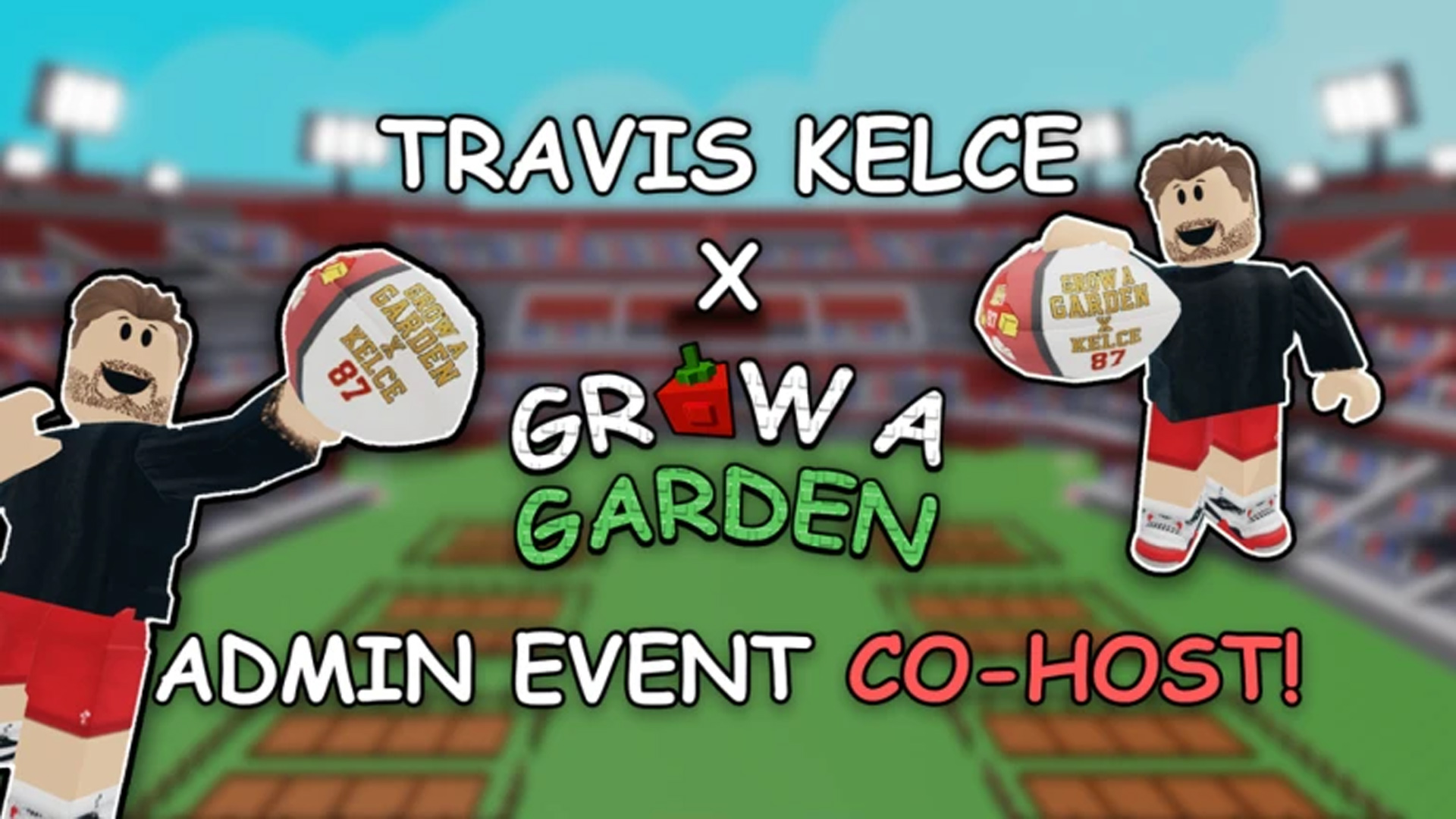 Travis Kelce joins the Celebrity Guest event! (Image via @NewHeights/Youtube | Roblox Corporation)