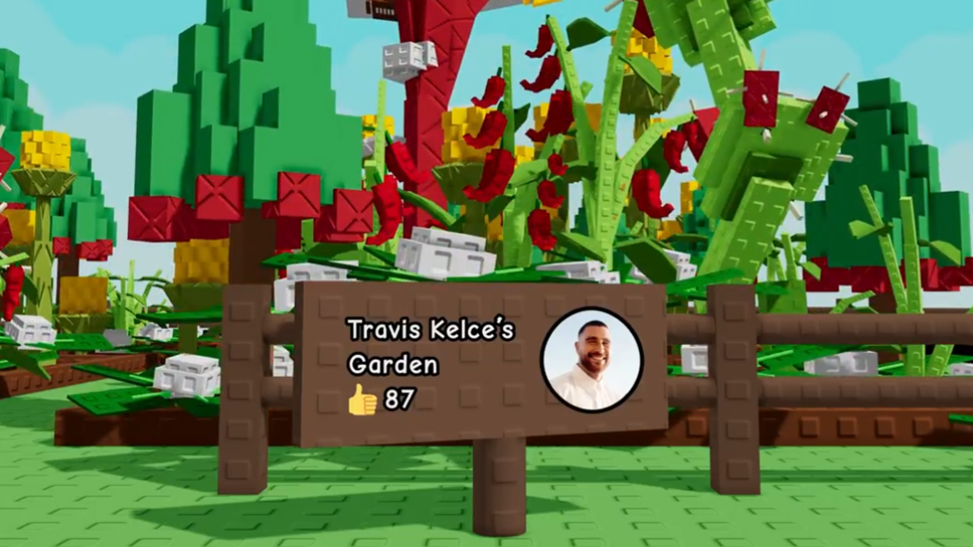 Grow a Garden Celebrity Guest event (Image via Roblox Corporation)
