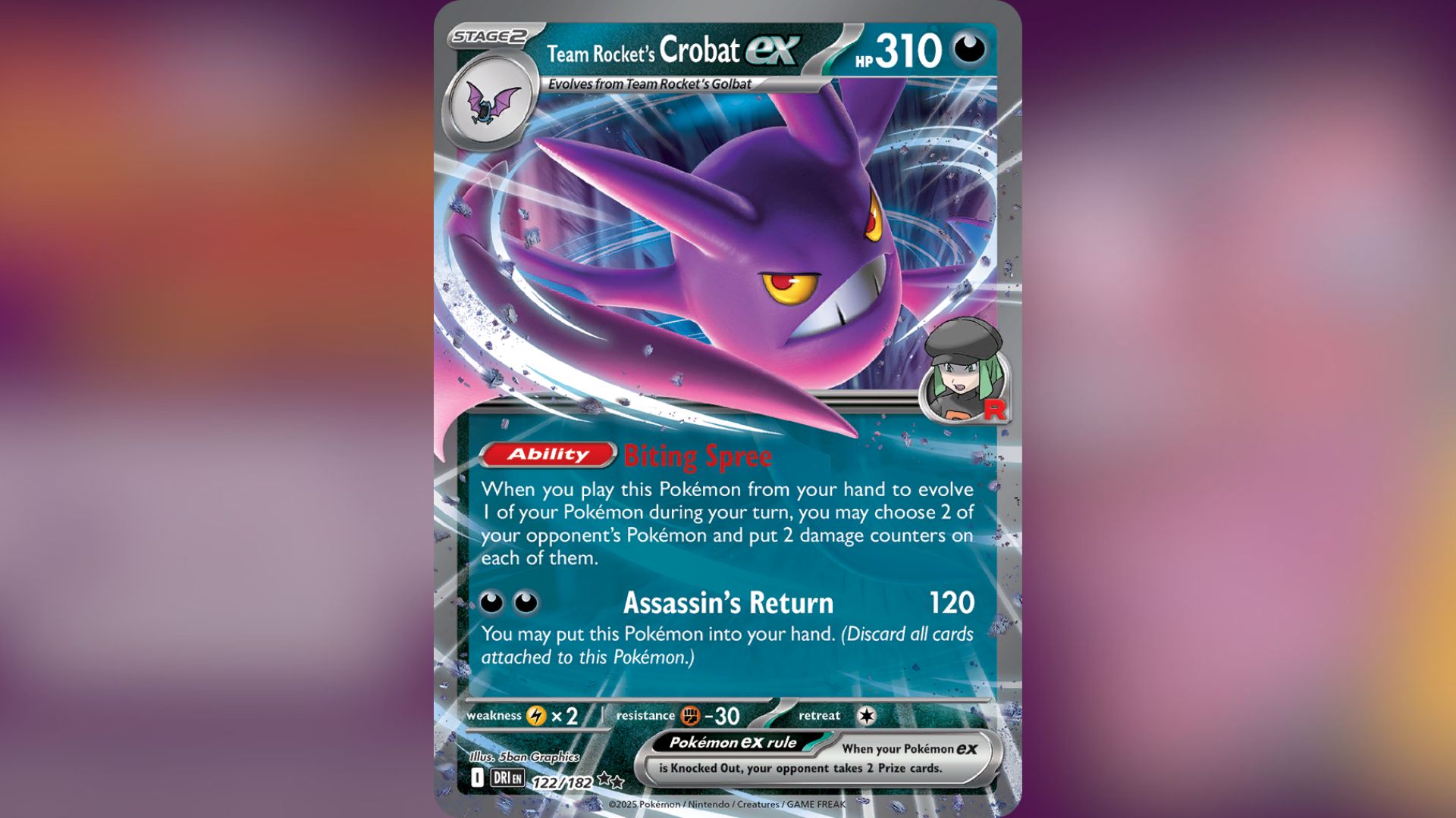 Team Rocket's Crobat ex (Image via TPC)