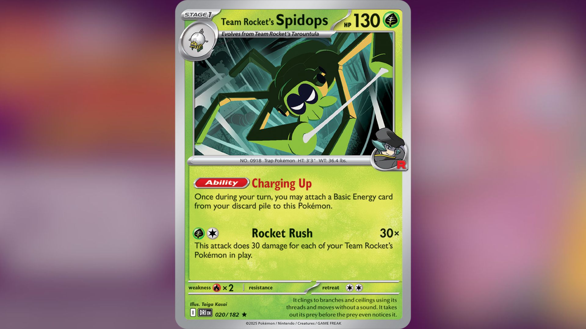 Team Rocket's Spidops (Image via TPC)