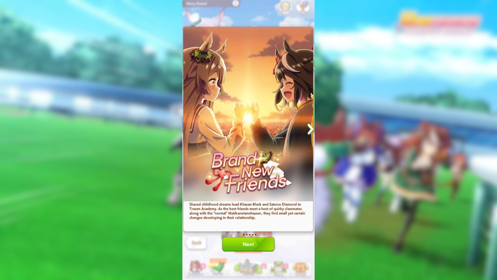 The Brand New Friends event in Umamusume Pretty Derby (Image via Cygames Inc.)