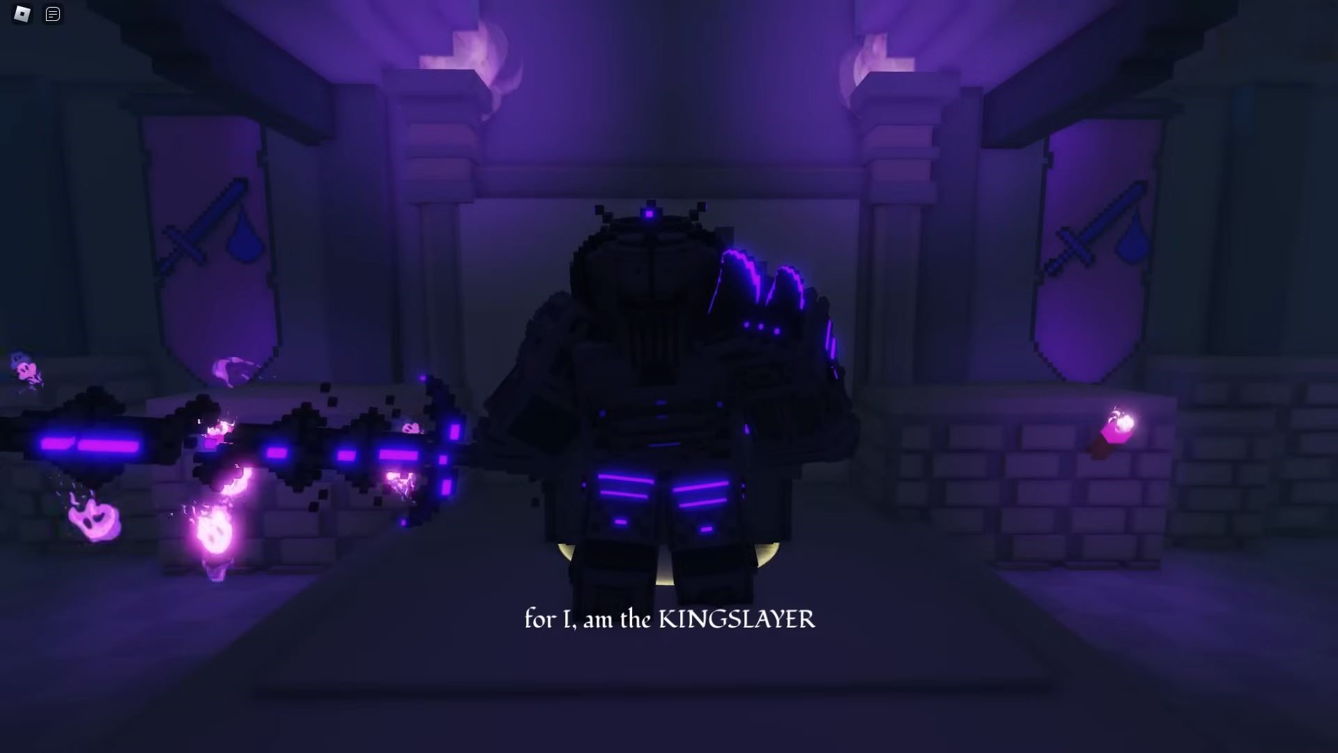 The Kingslayer Boss in Pixel Blade (Image via Roblox)