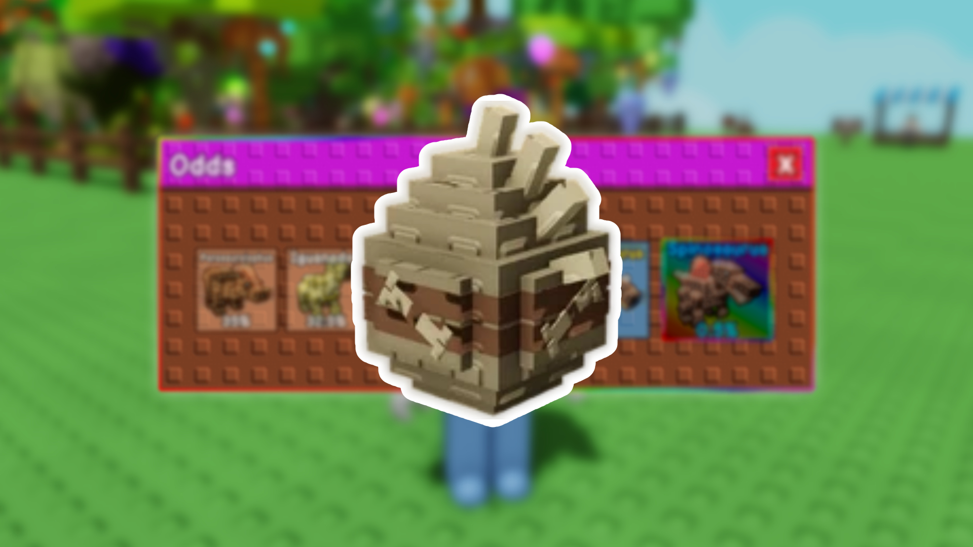 The Primal Egg Pet List and Hatch Chance (Image via Roblox Corporation)