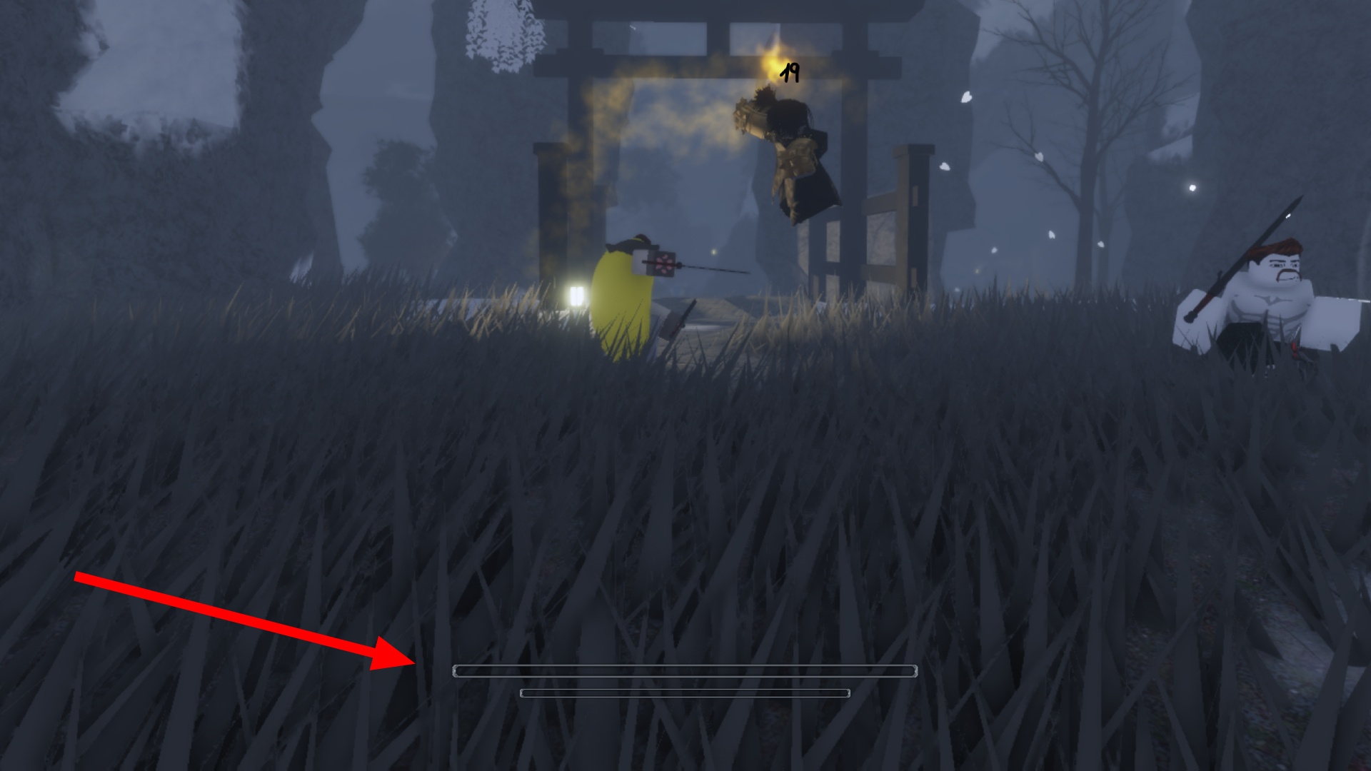 The Rage and Tempo Meters (Image via Roblox Corporation)