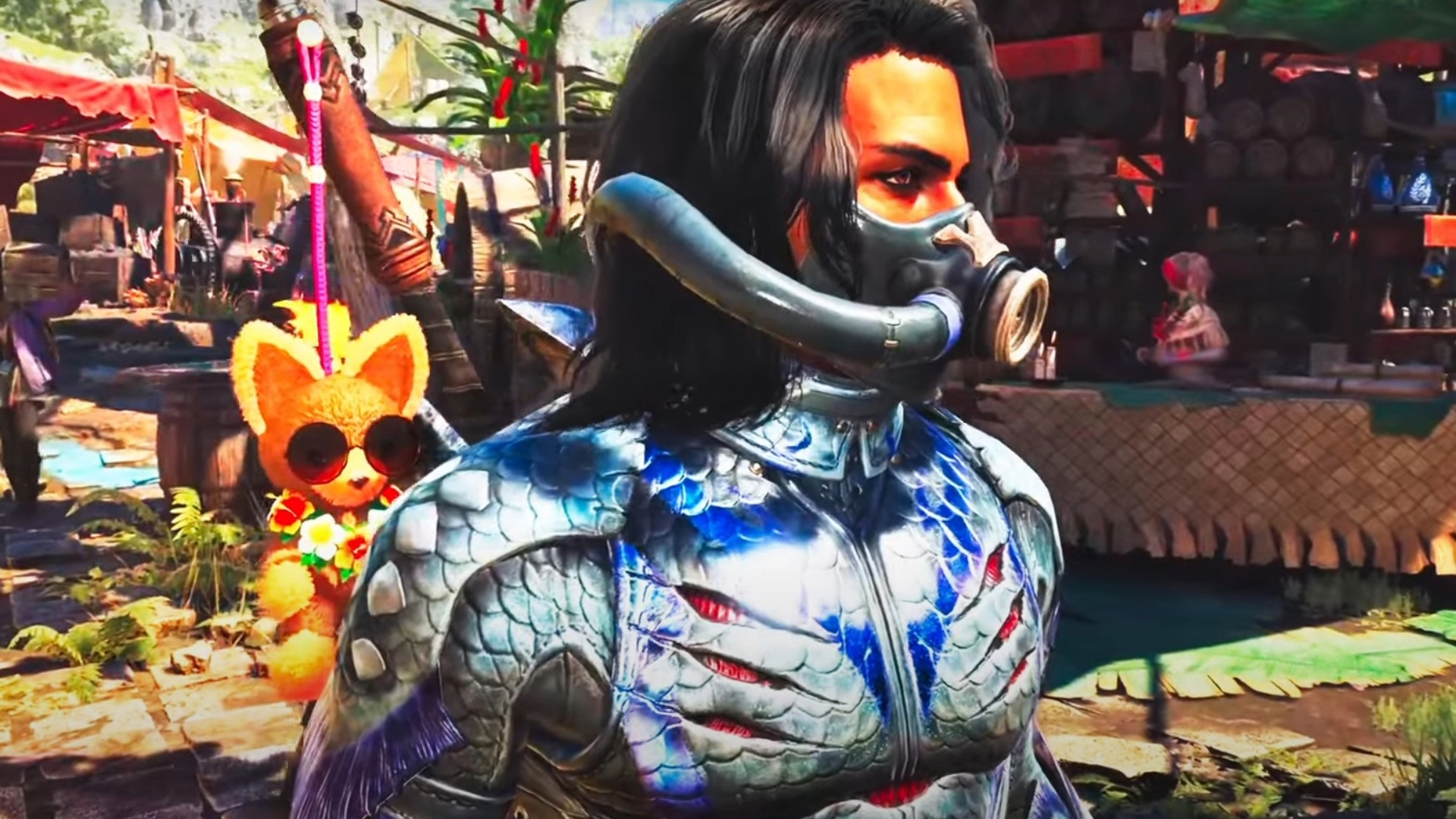 The new armor set up for grabs