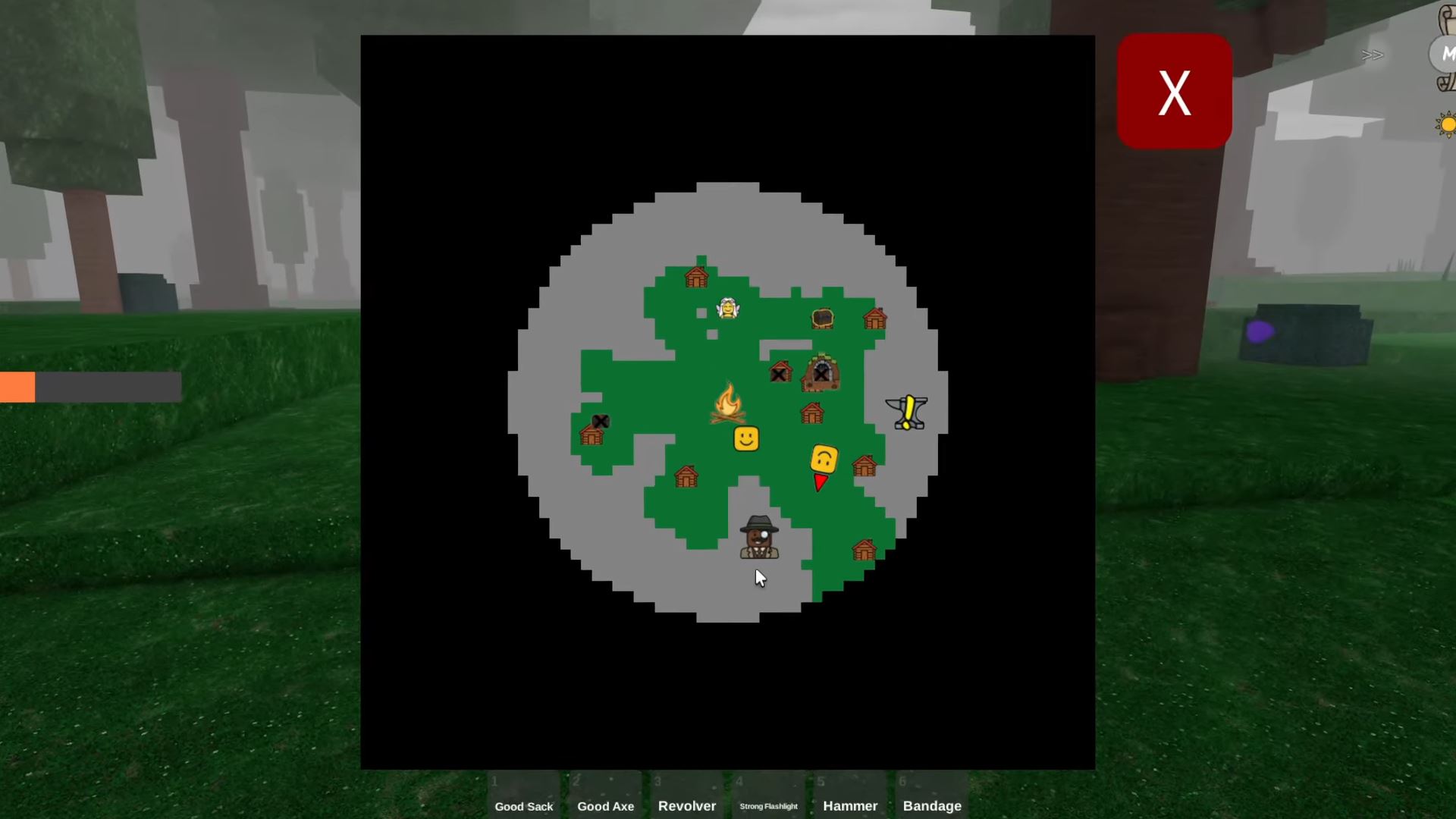 Trader on map (Image via Roblox)
