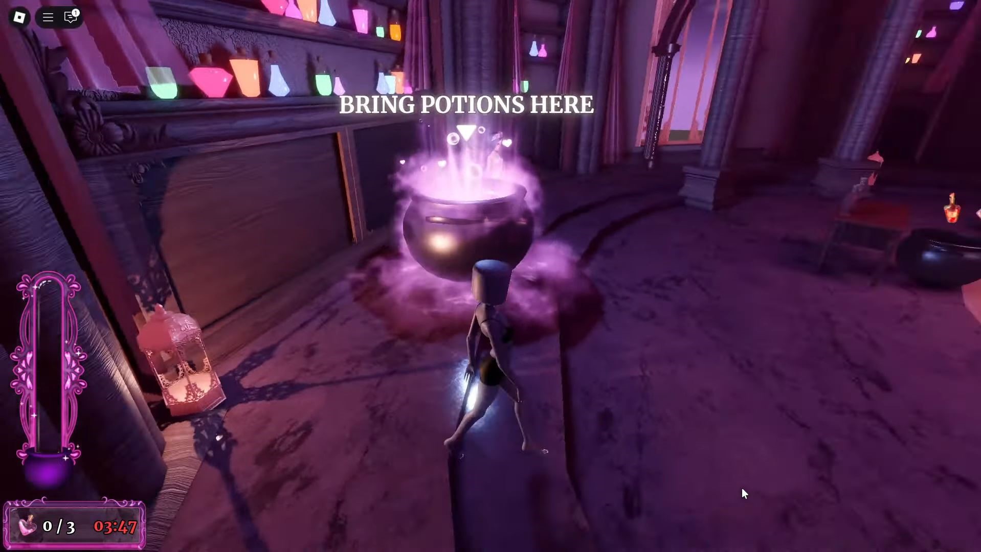 Turning on the lamps (Image via Roblox)