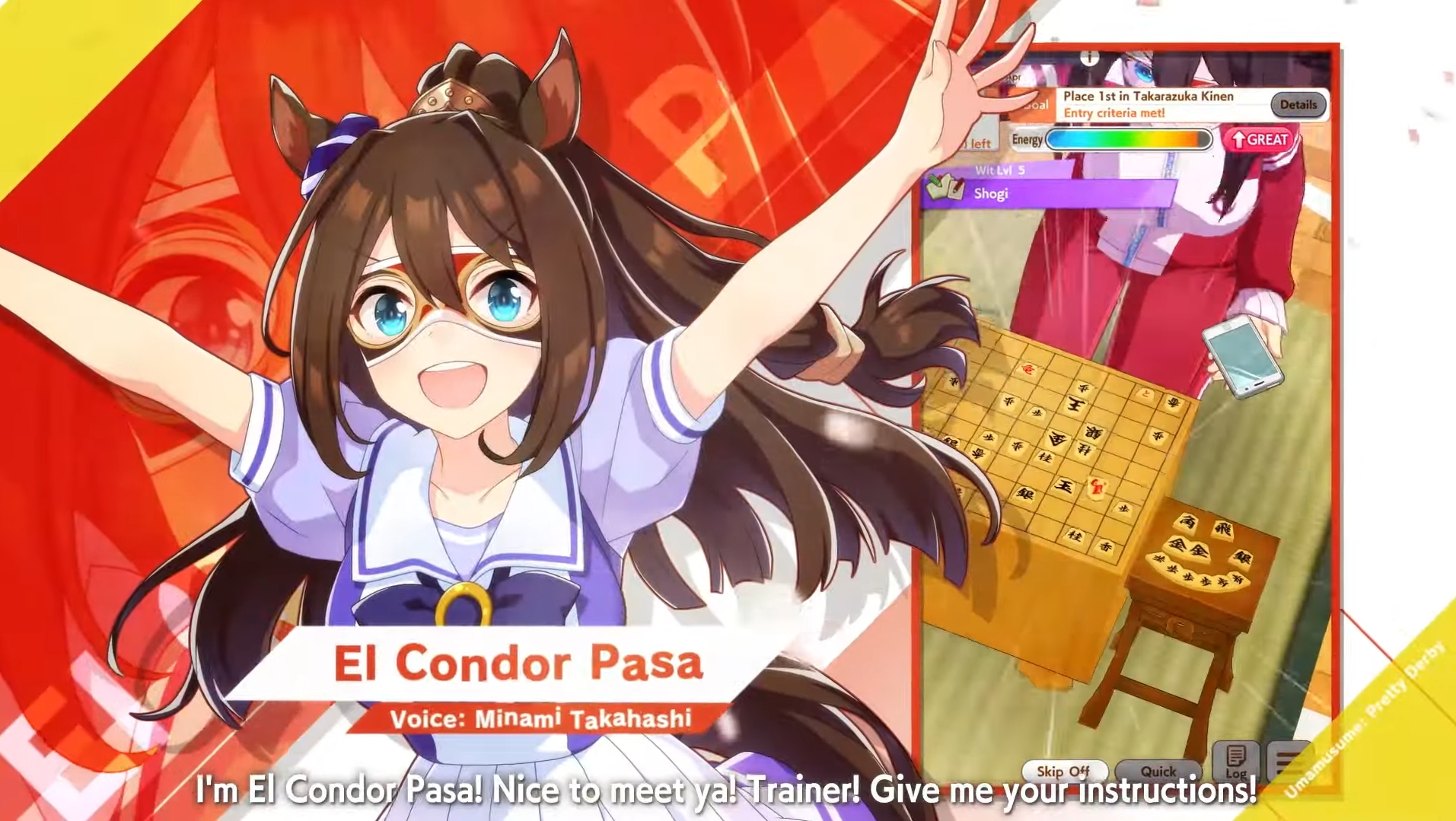 El Condor Pasa in Umamusume: Pretty Derby