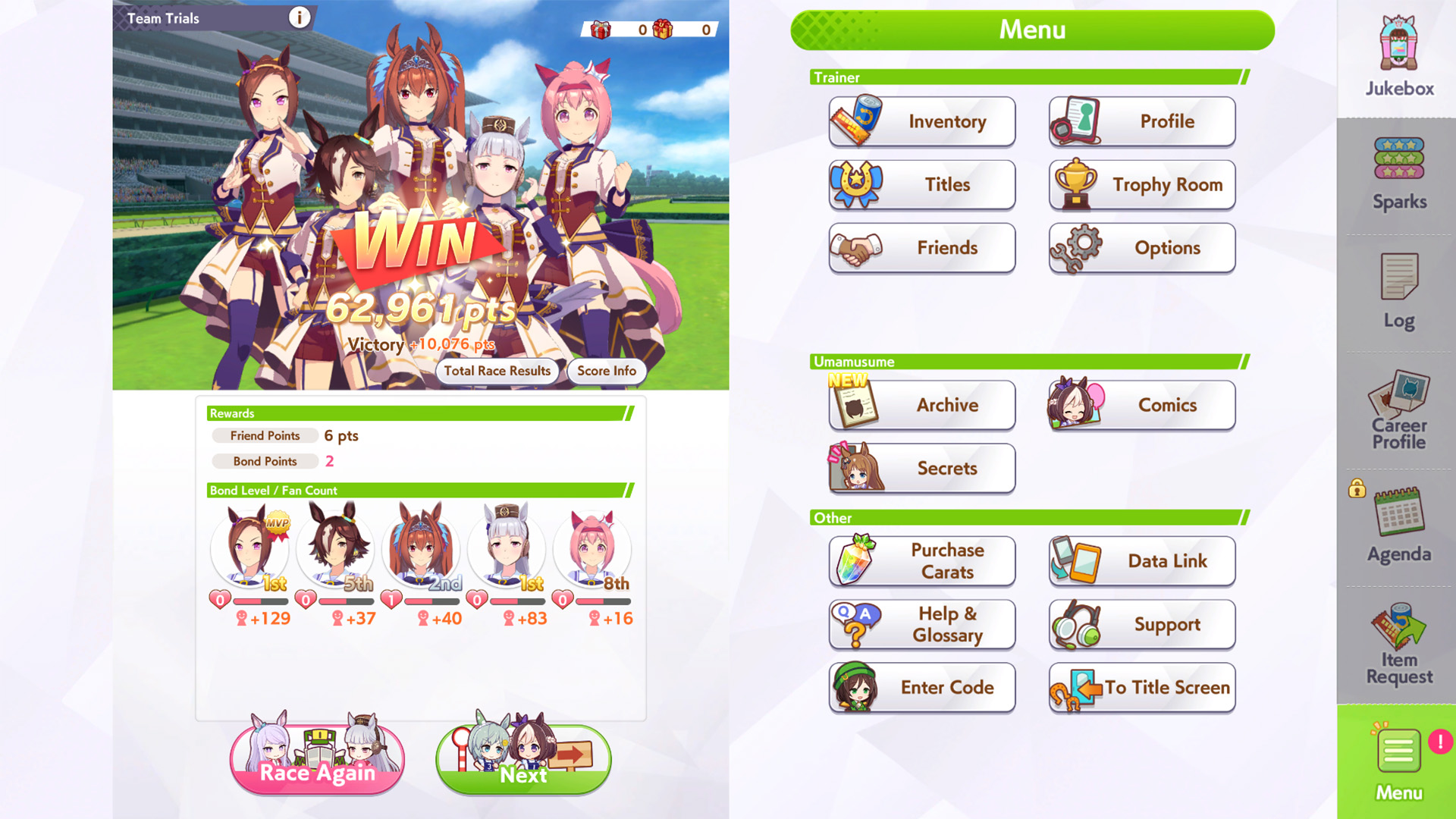 The team with the most Wins is declared the winner