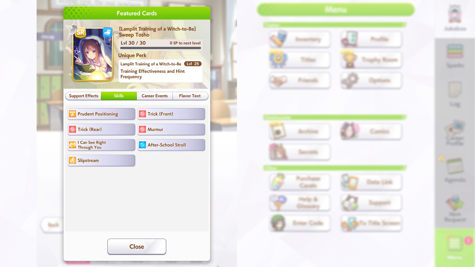 Gain the Charming condition to improve Friendship Bonds