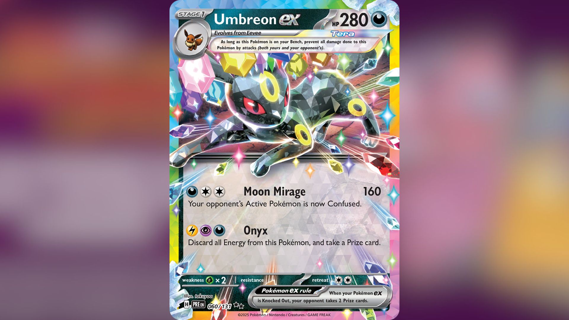 Umbreon ex (Image via TPC)