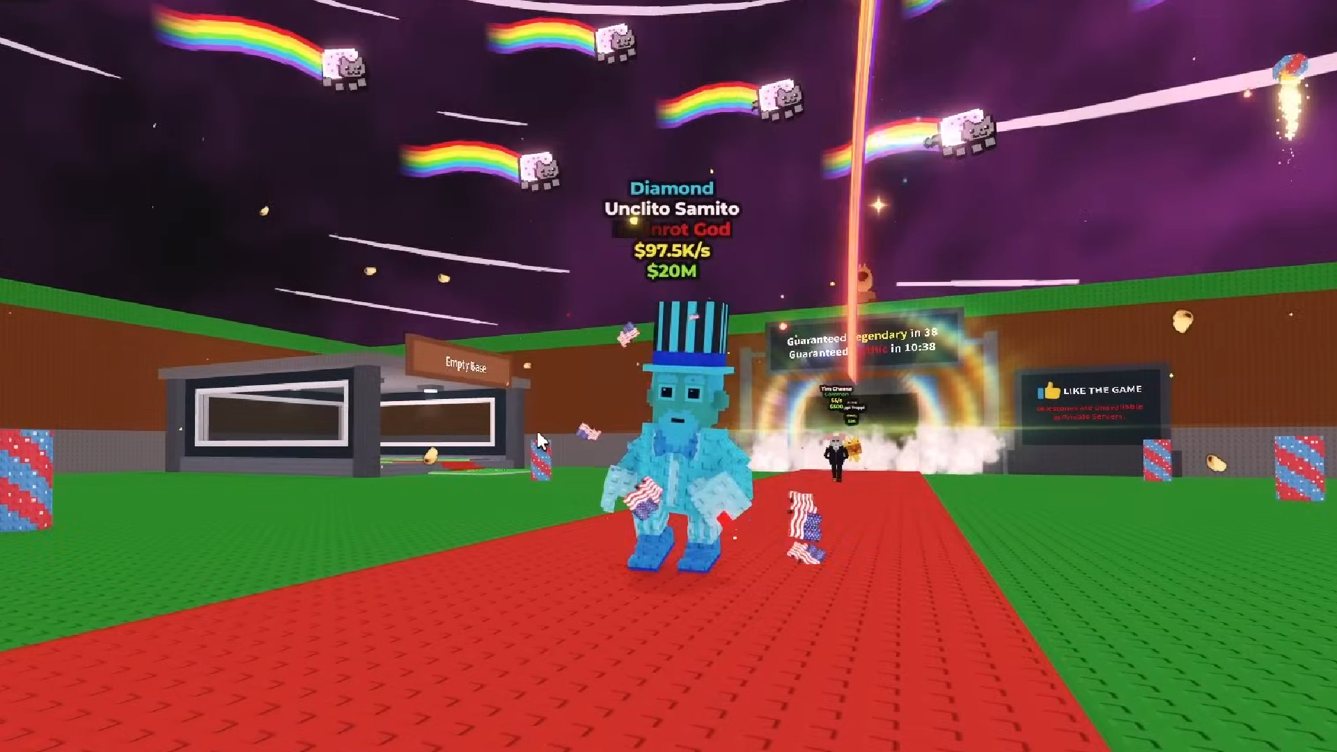 Unclito Samito from the Steal a Brainrot July 4 Event (Image via Roblox Corporation)