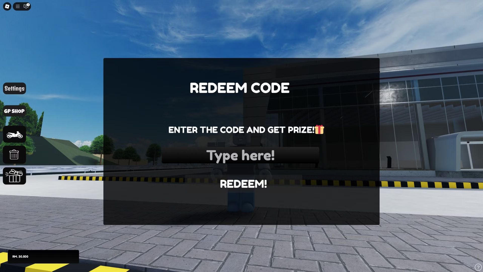 Redeem the codes here (Source: Roblox)
