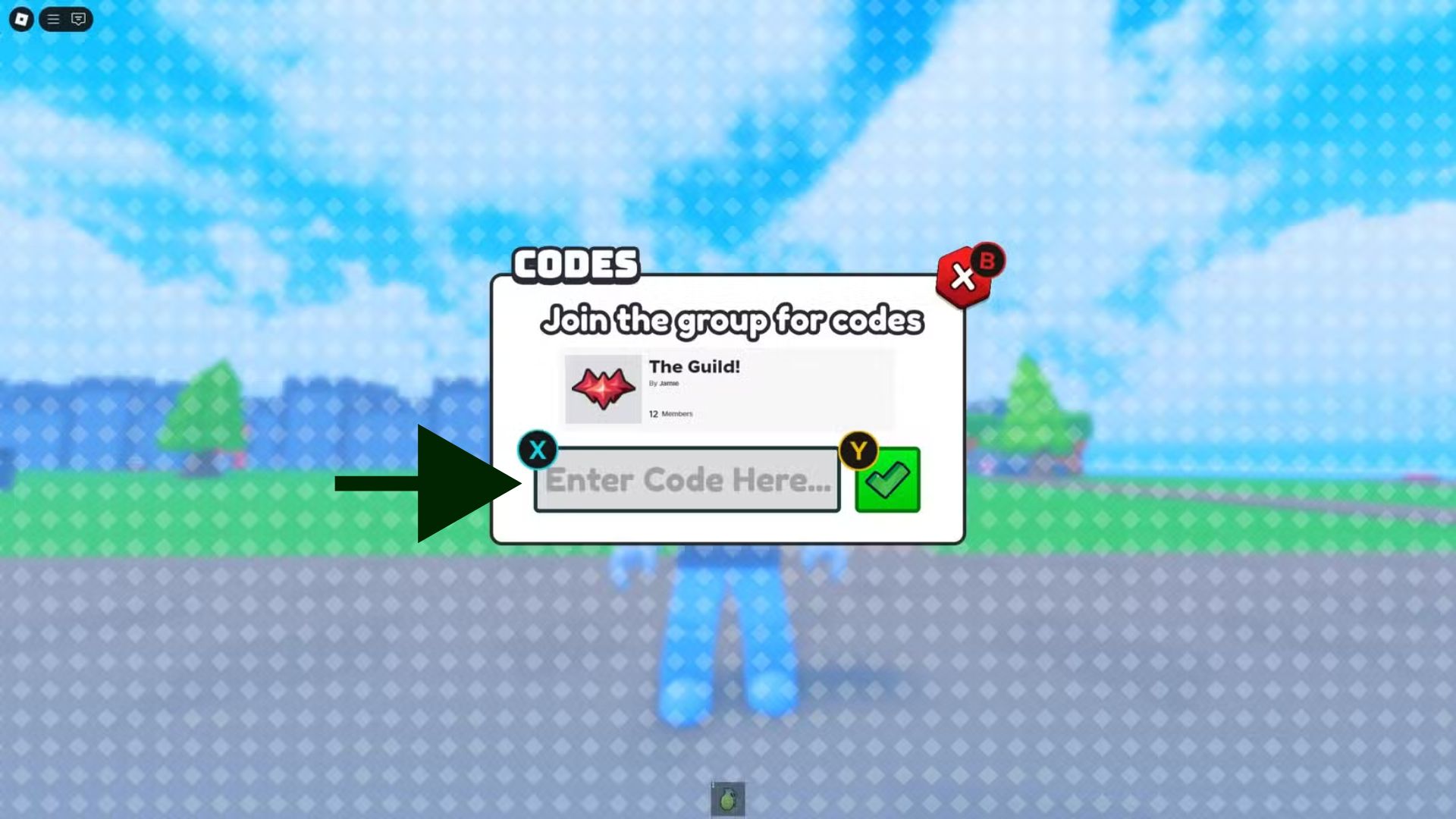 Redeem the codes here (Source: Roblox)