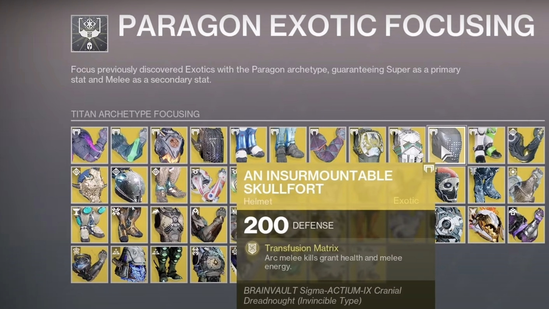 Update some of your Exotic armor pieces with the help of Exotic Requisition Orders