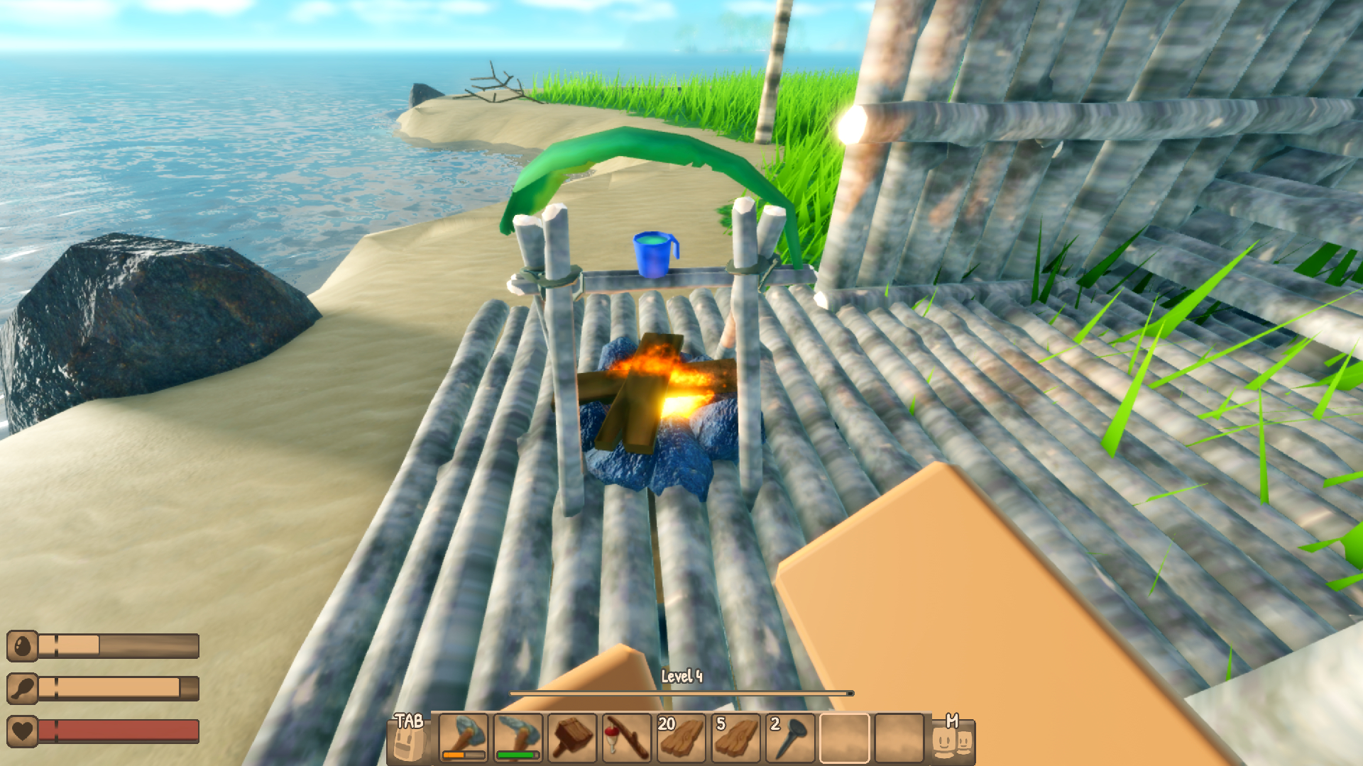Use the Simple Purifier to get Fresh Water (Image via Roblox Corporation)