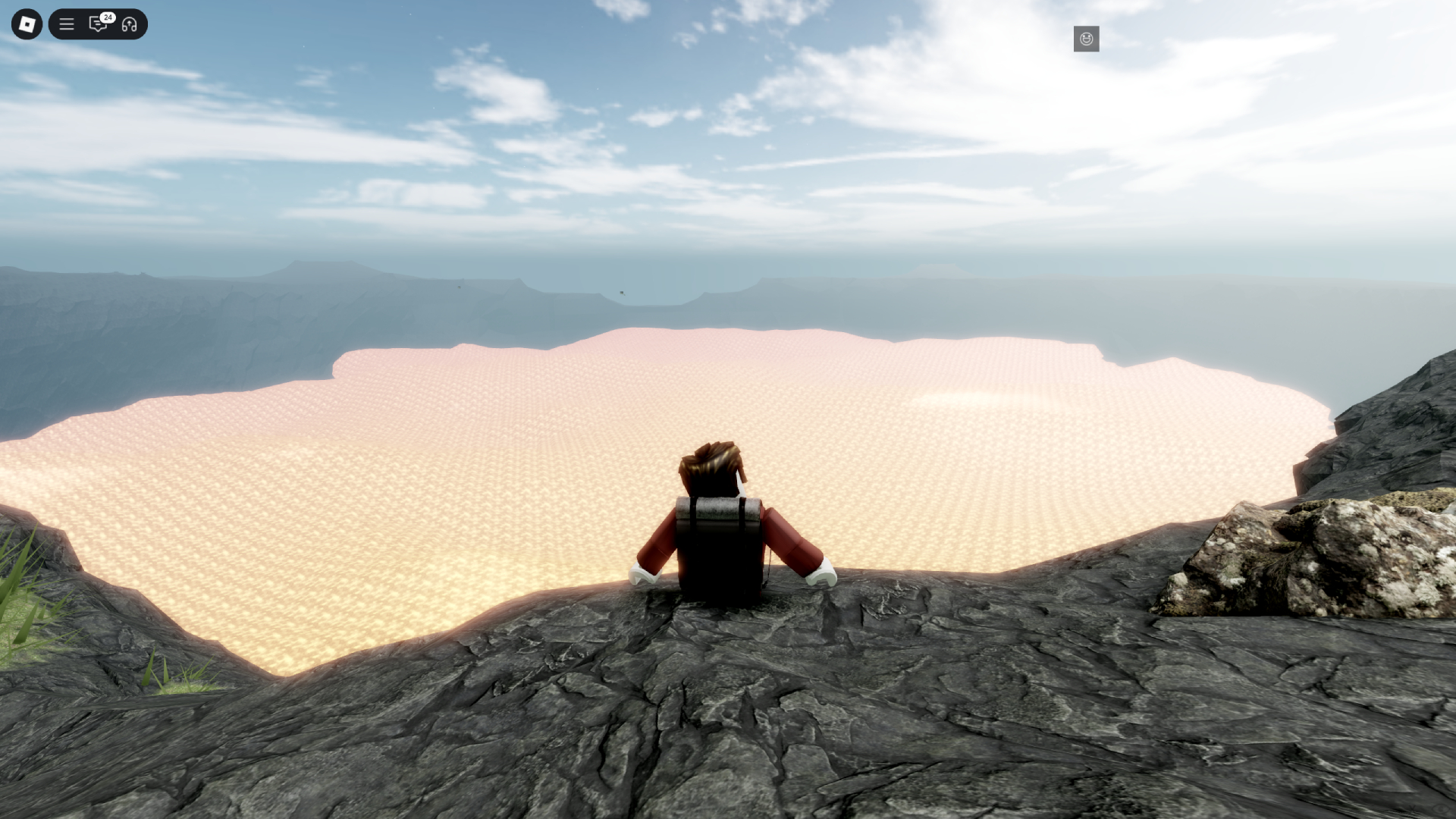 Volcanic Crater at the Summit (Image via Roblox Corporation)