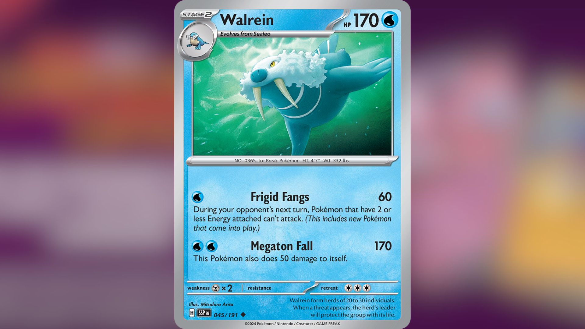 Walrein from Surging Sparks (Image via TPC)