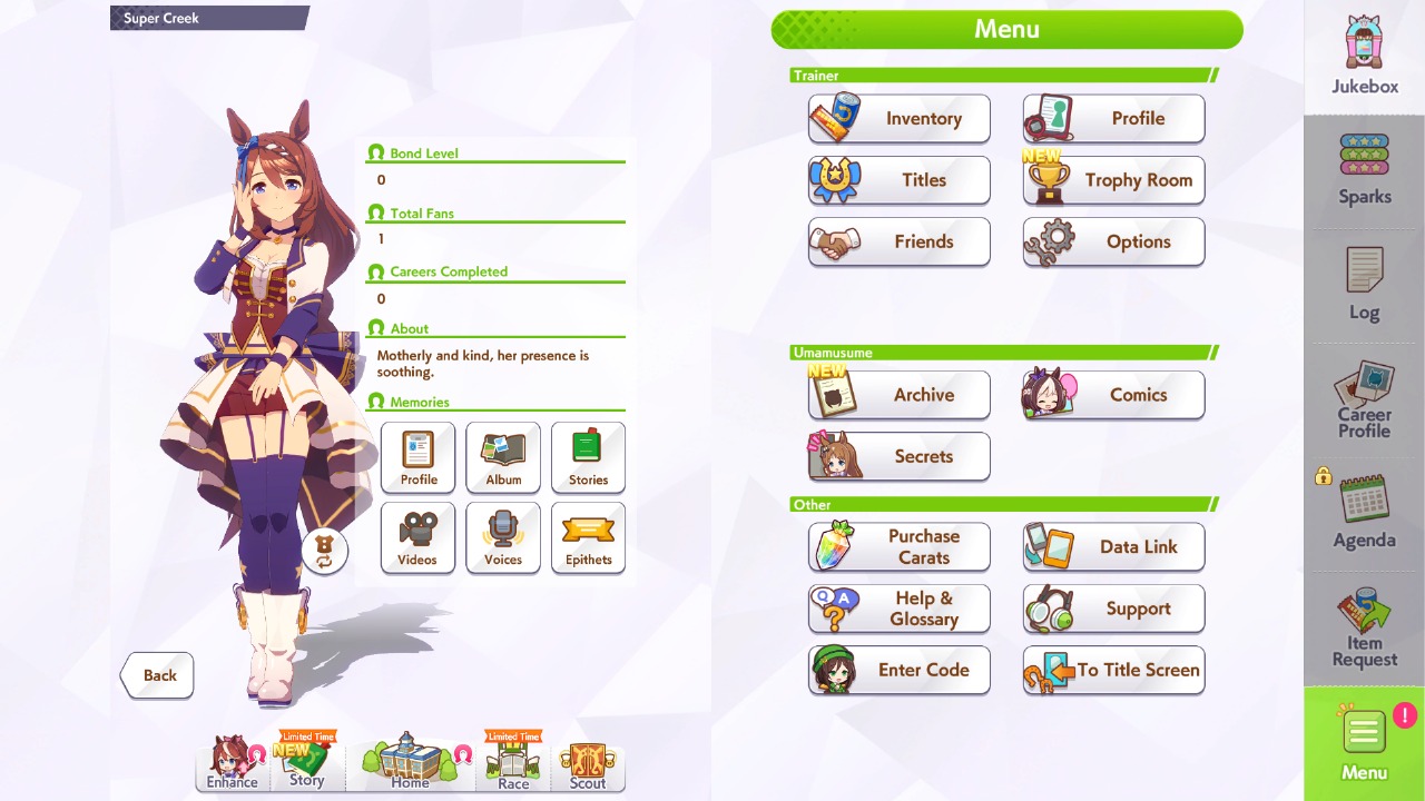 Explore the Super Creek Build (Image via Cygames)