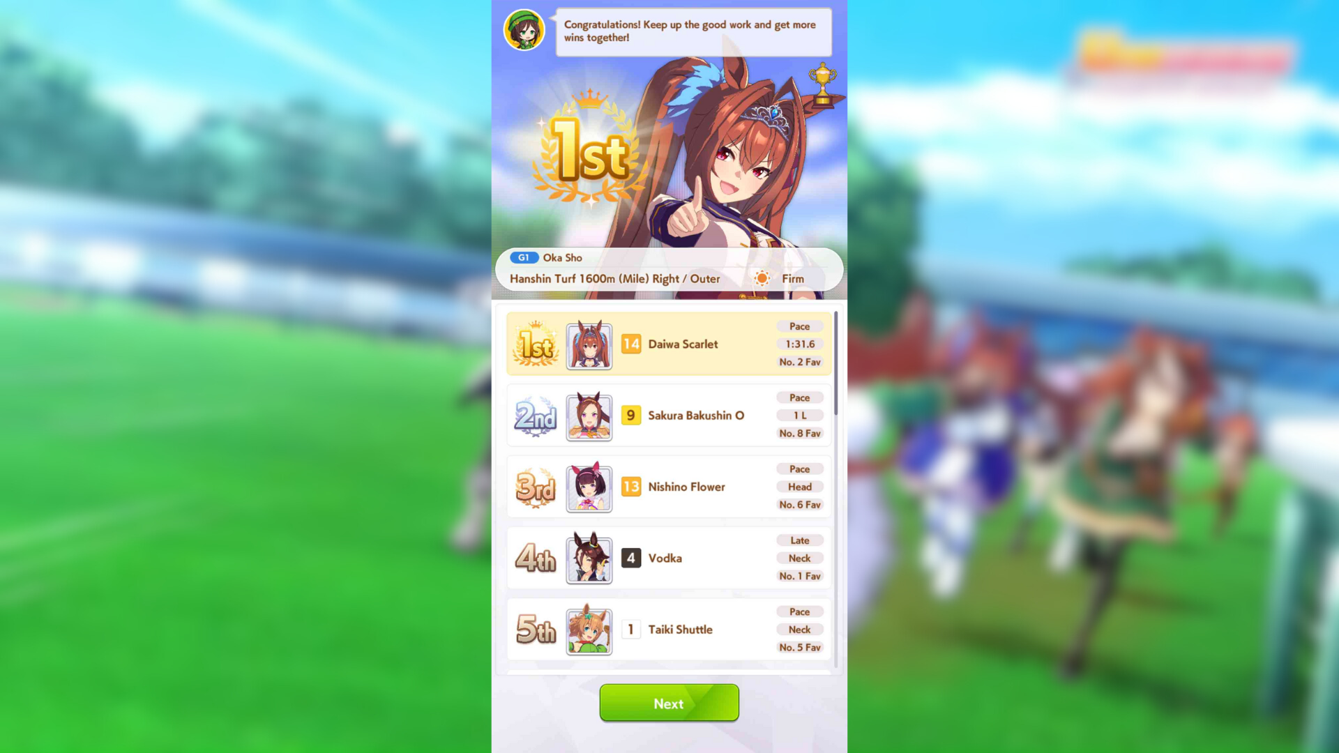 Win the Oka Sho with this race guide for Umamusume Pretty Derby (Image via Cygames Inc.)